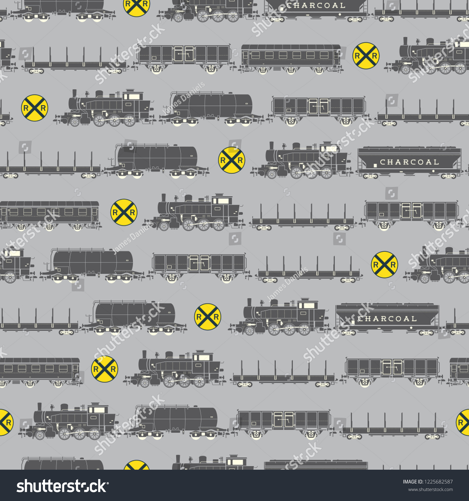 train wrapping paper