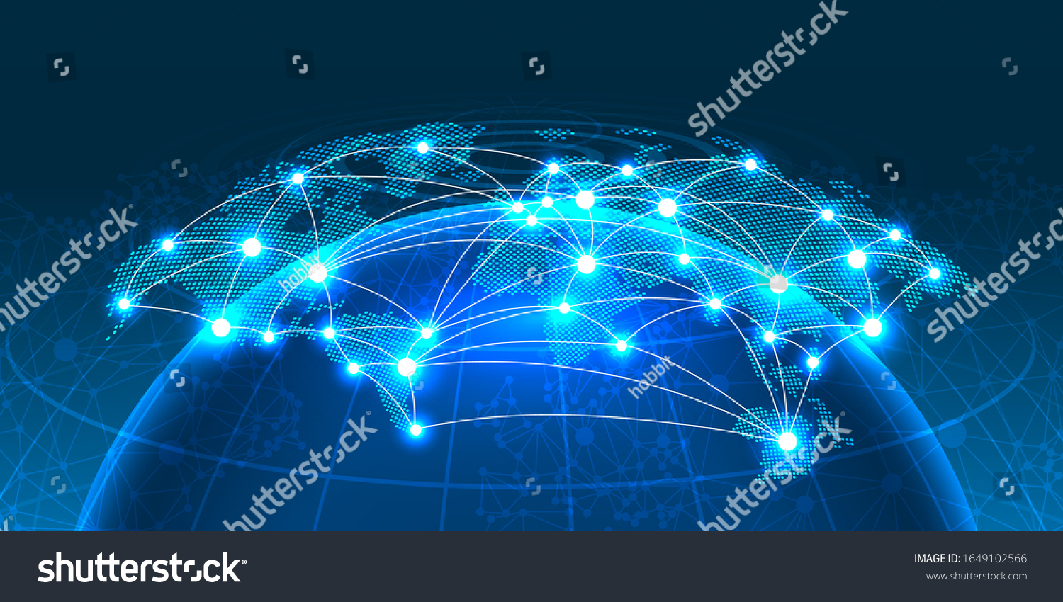 Transfer Element Global Planet Earth Point Stock Vector (Royalty Free ...