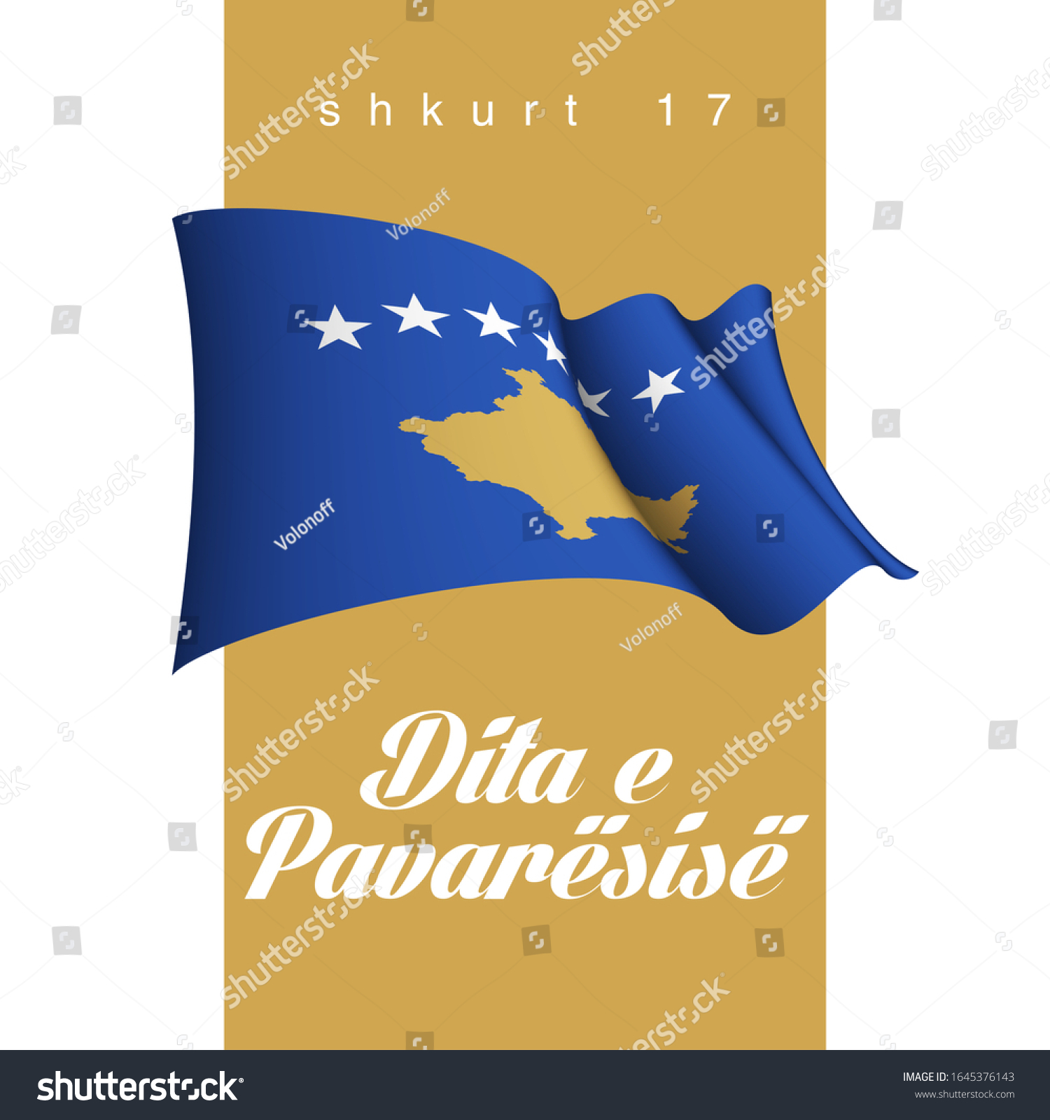 translation-albanian-happy-independence-day-kosovo-stock-vector