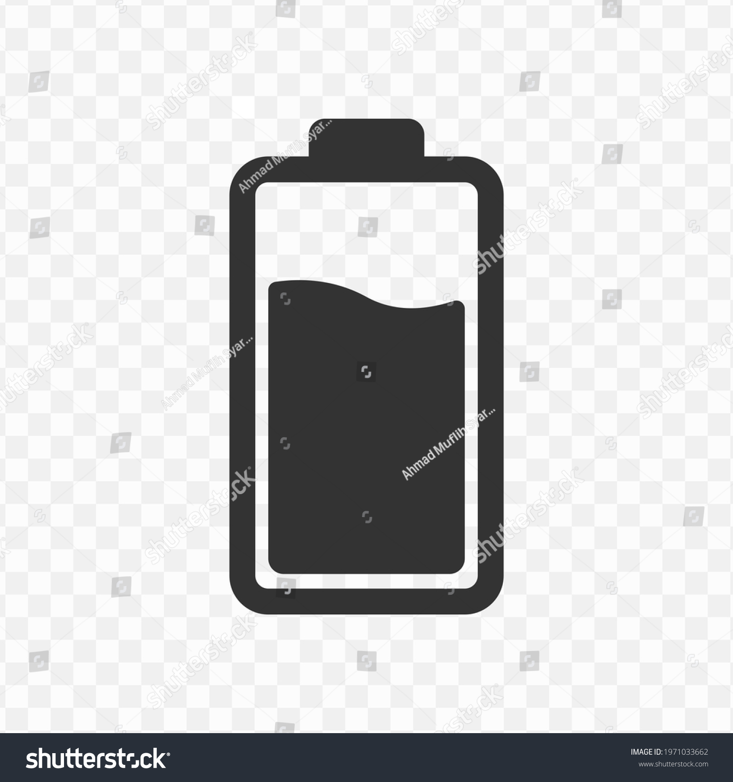 Transparent Battery Icon Png Vector Illustration Stock Vector (royalty 