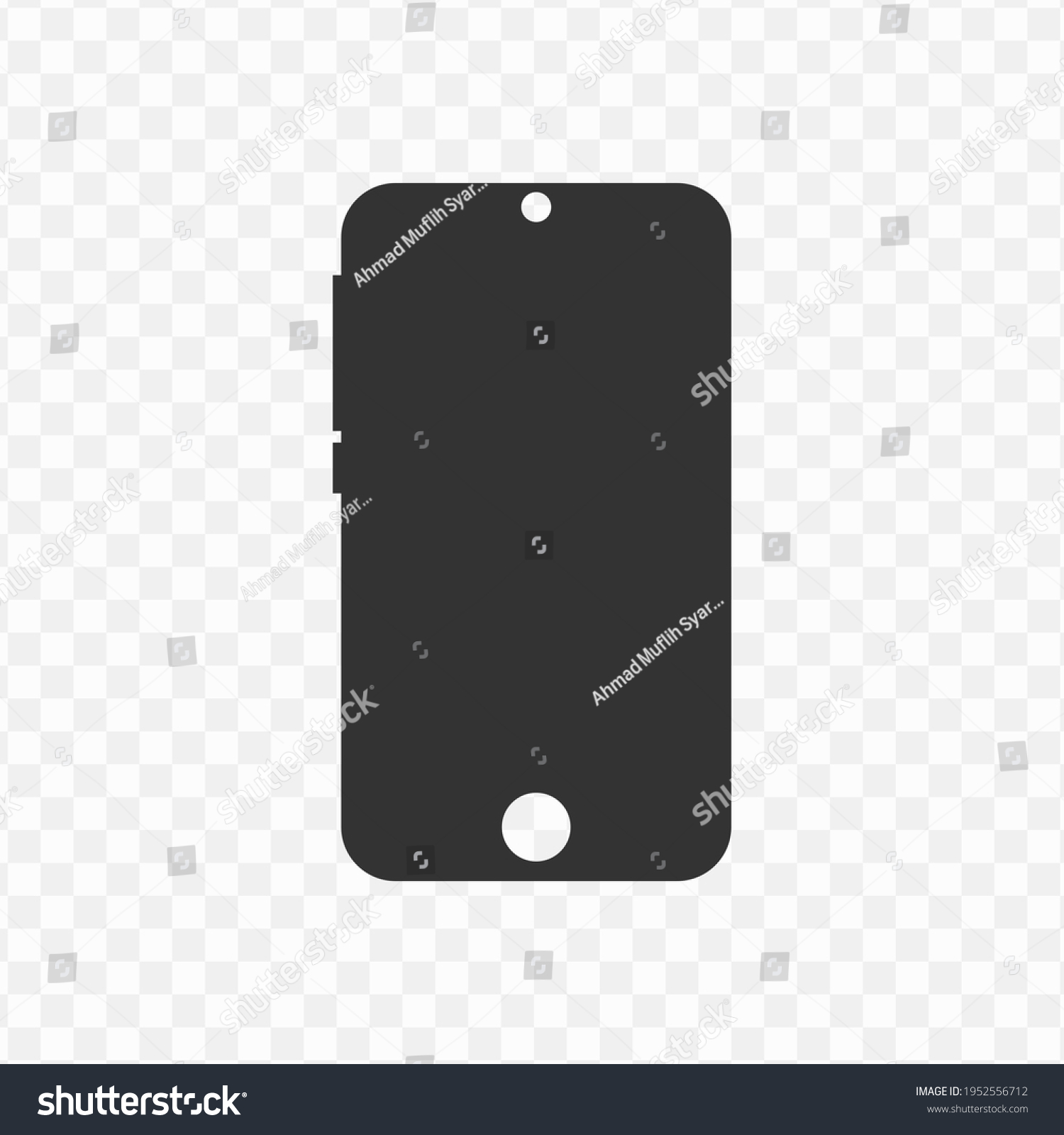 Transparent Handphone Icon Png Vector Illustration Stock Vector Royalty Free