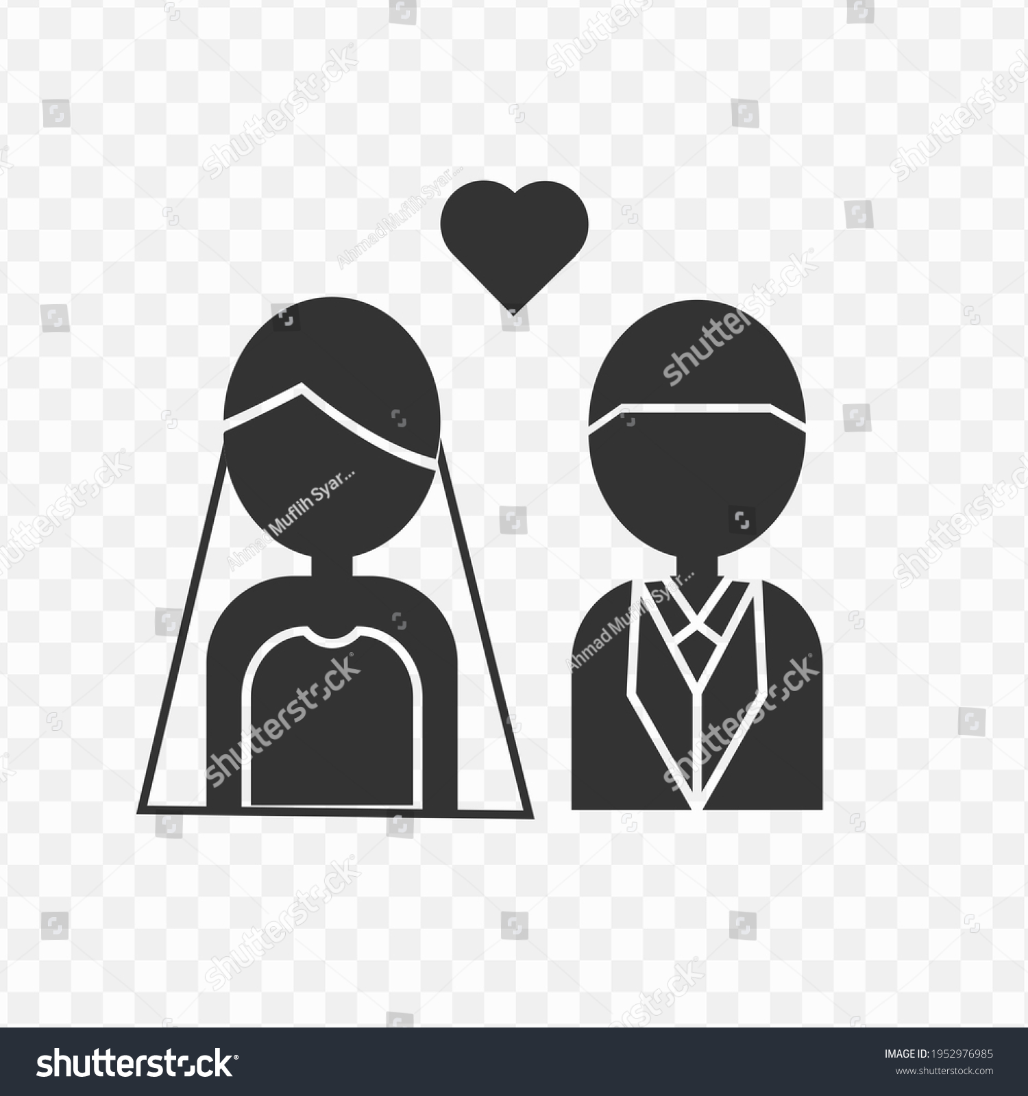 Transparent Married Icon Png Vector Illustration Stock Vector (Royalty ...