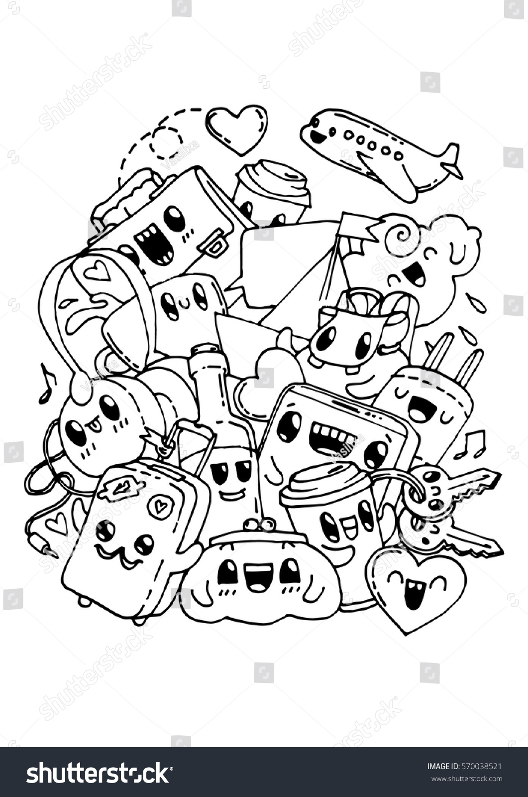 Coloring pages for kids for adult anti stress coloring book black