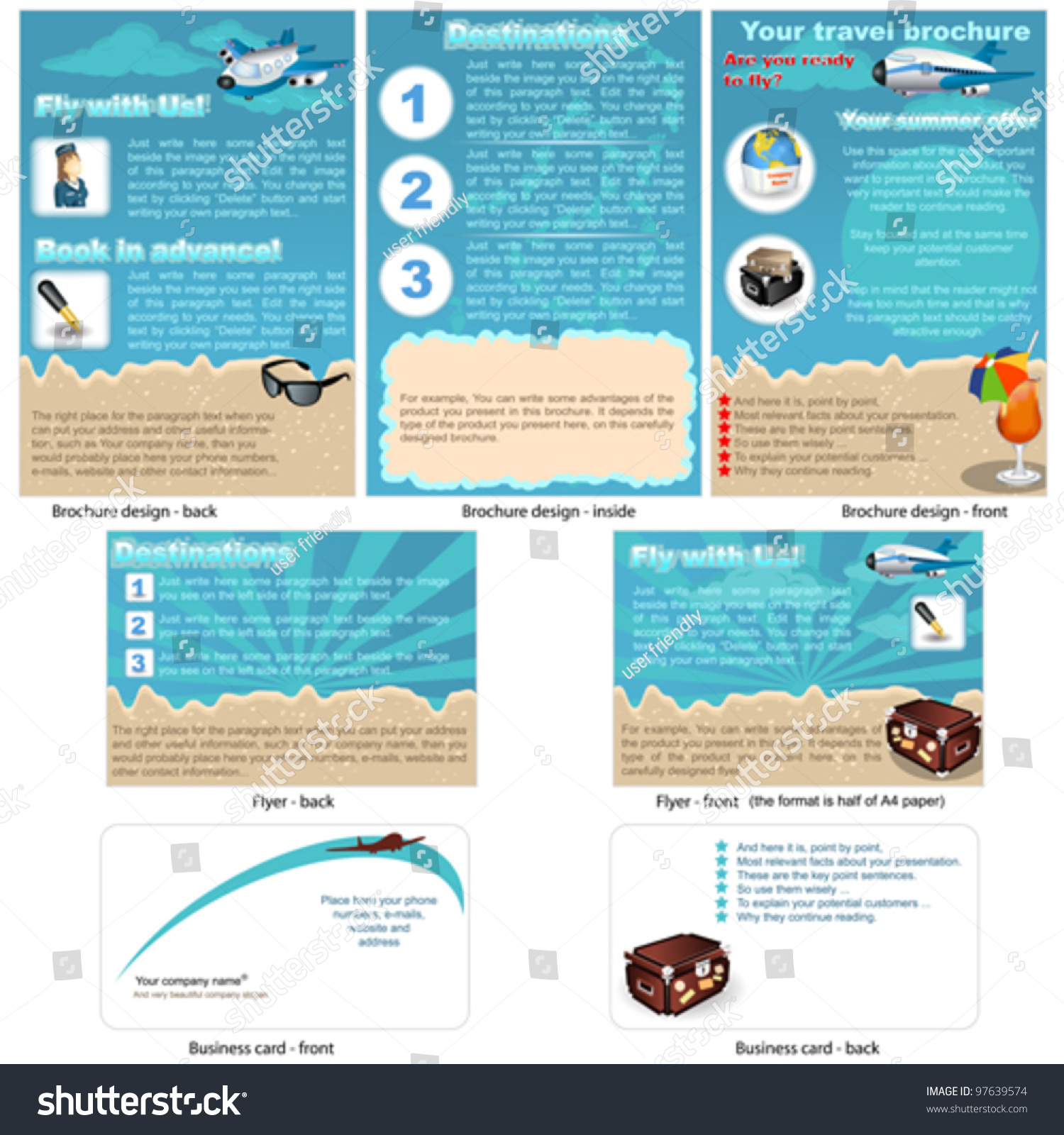 travel package brochure