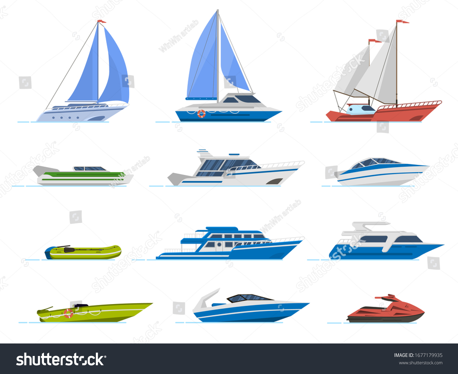 2,033 Powerboat vector Images, Stock Photos & Vectors | Shutterstock