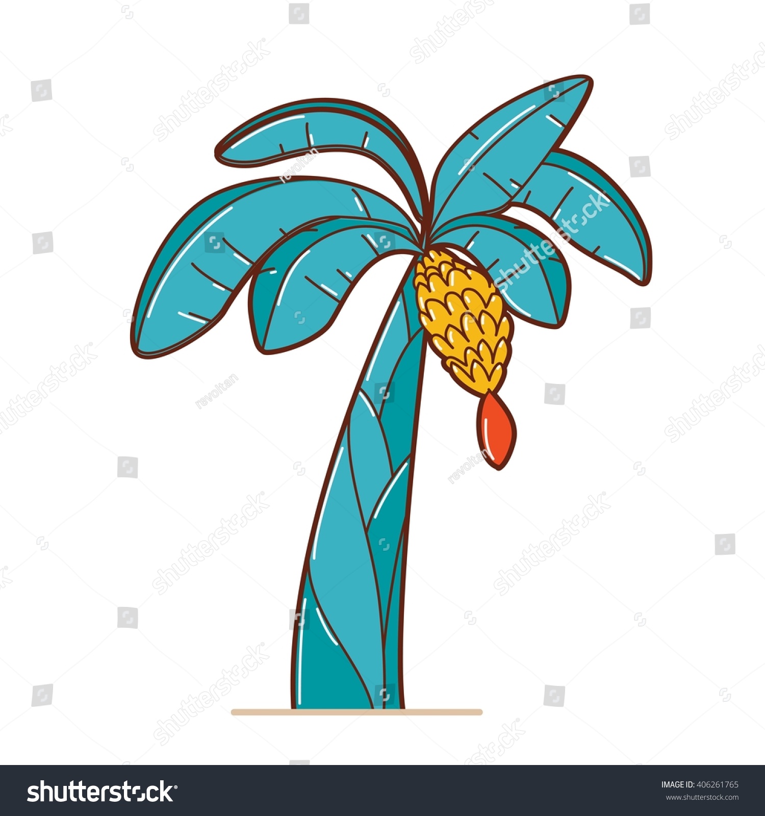 Tree Illustration Stock Vector 406261765 - Shutterstock