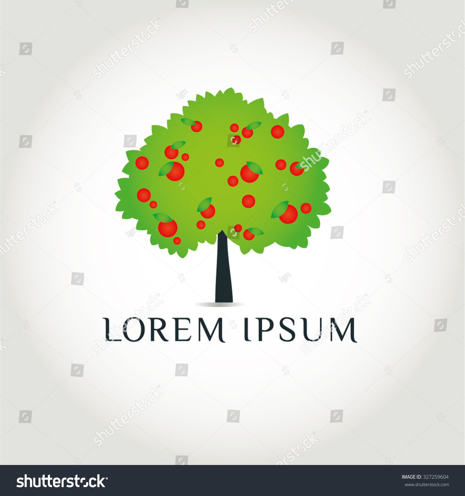 Tree Logo Sign Symbol Icon Image: vector de stock (libre de regalías ...