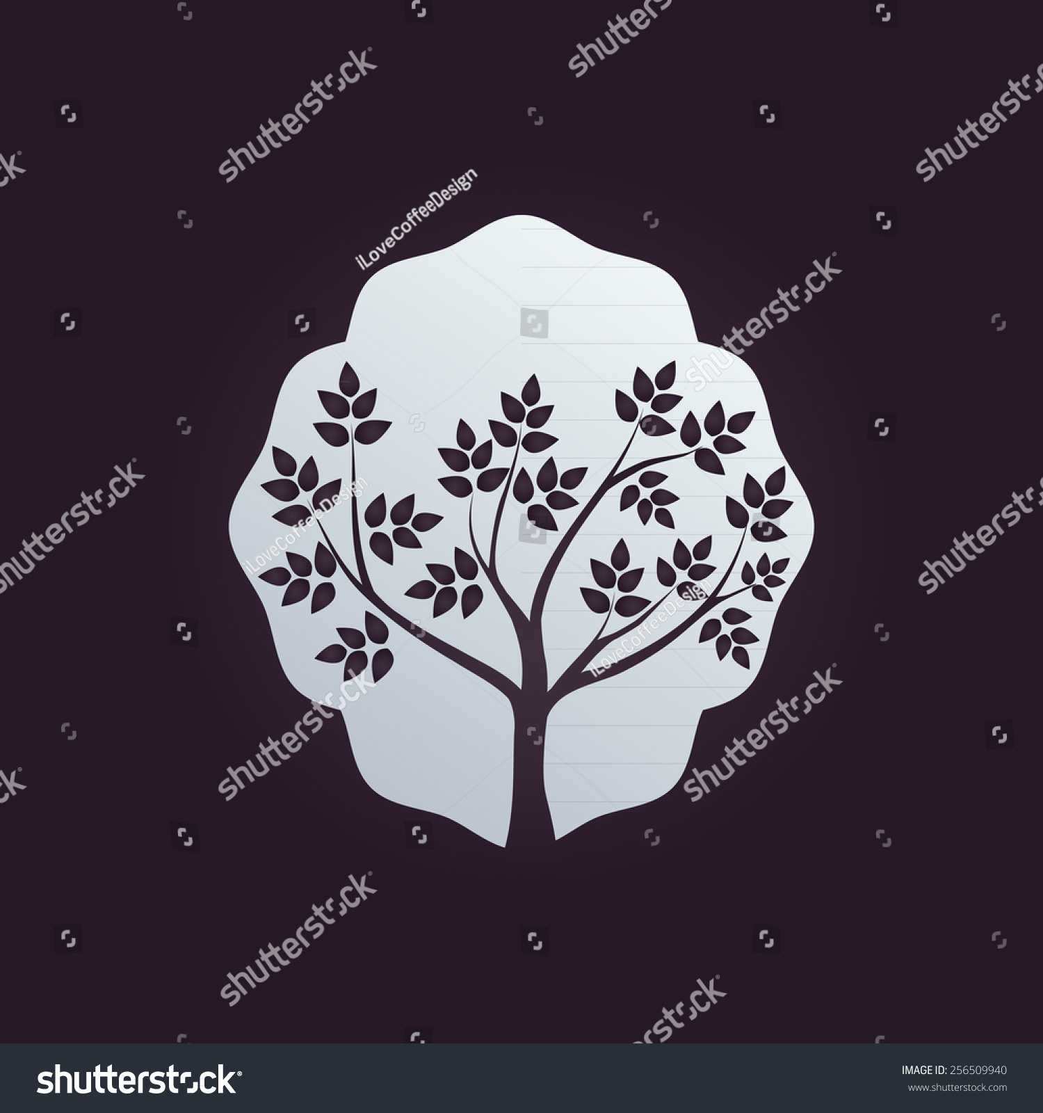 Tree Logo Vector Stock Vector 256509940 - Shutterstock