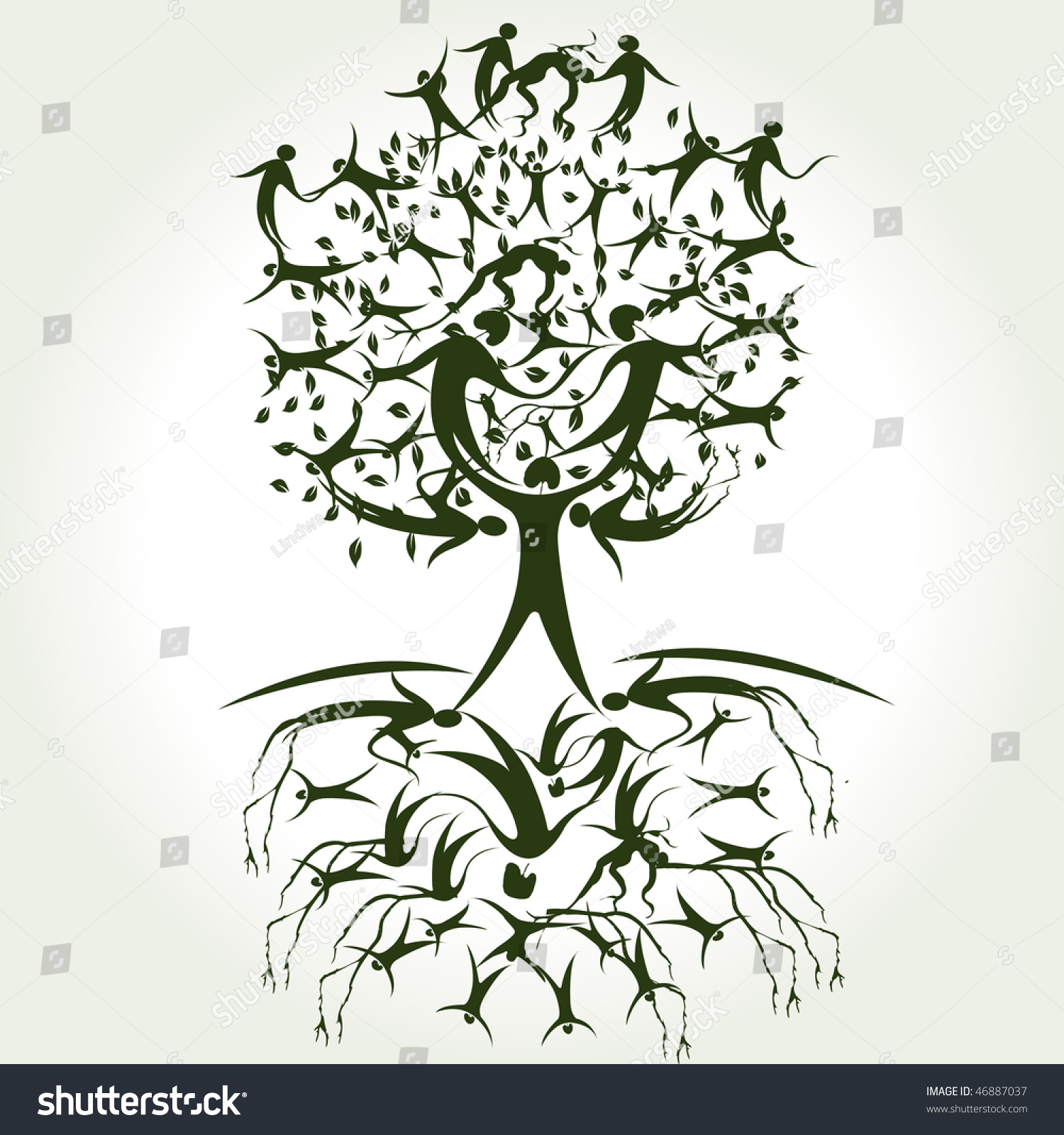 Tree Life Stock Vector 46887037 - Shutterstock