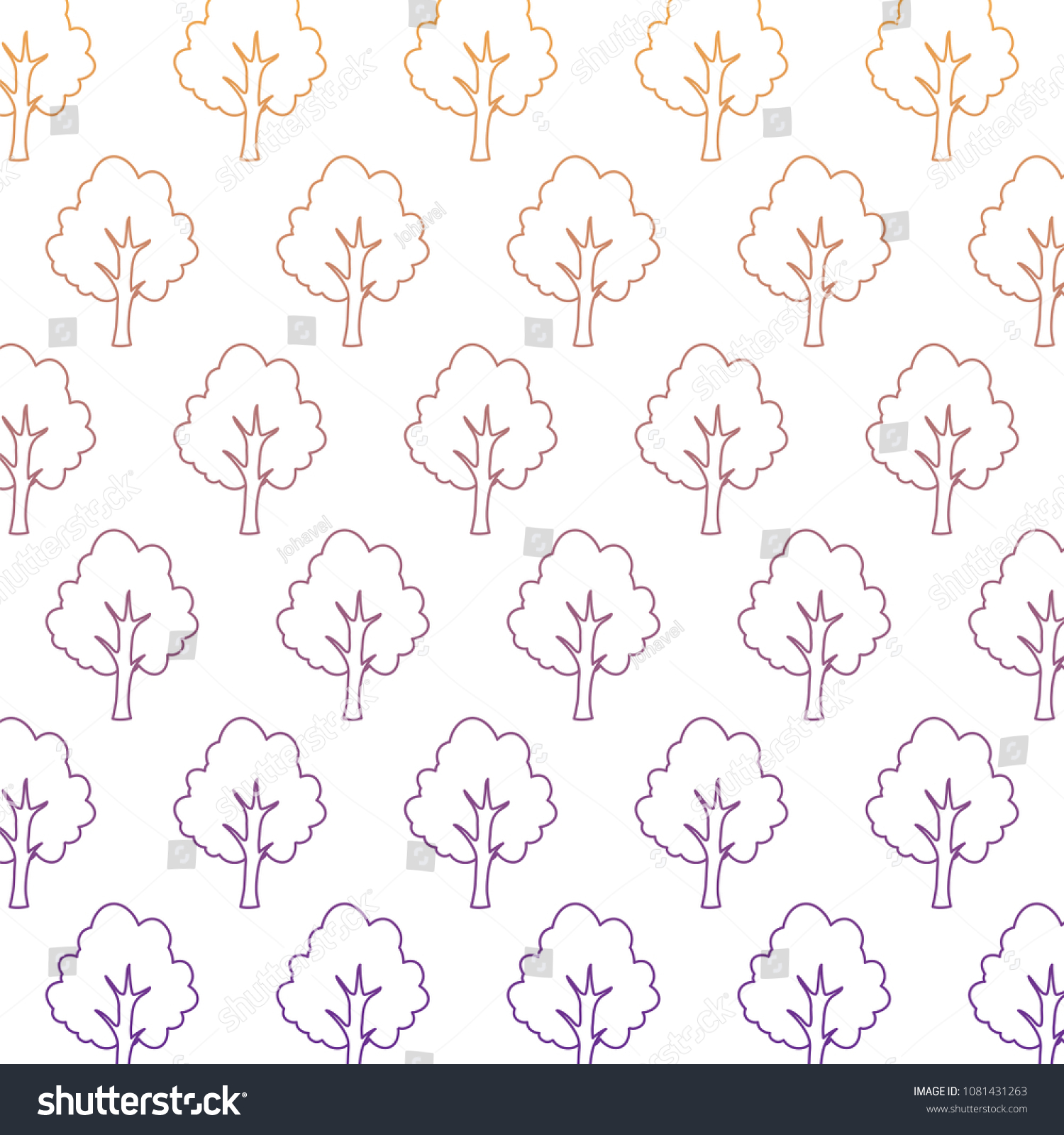 Trees Background Design Stock Vector (Royalty Free) 1081431263 ...
