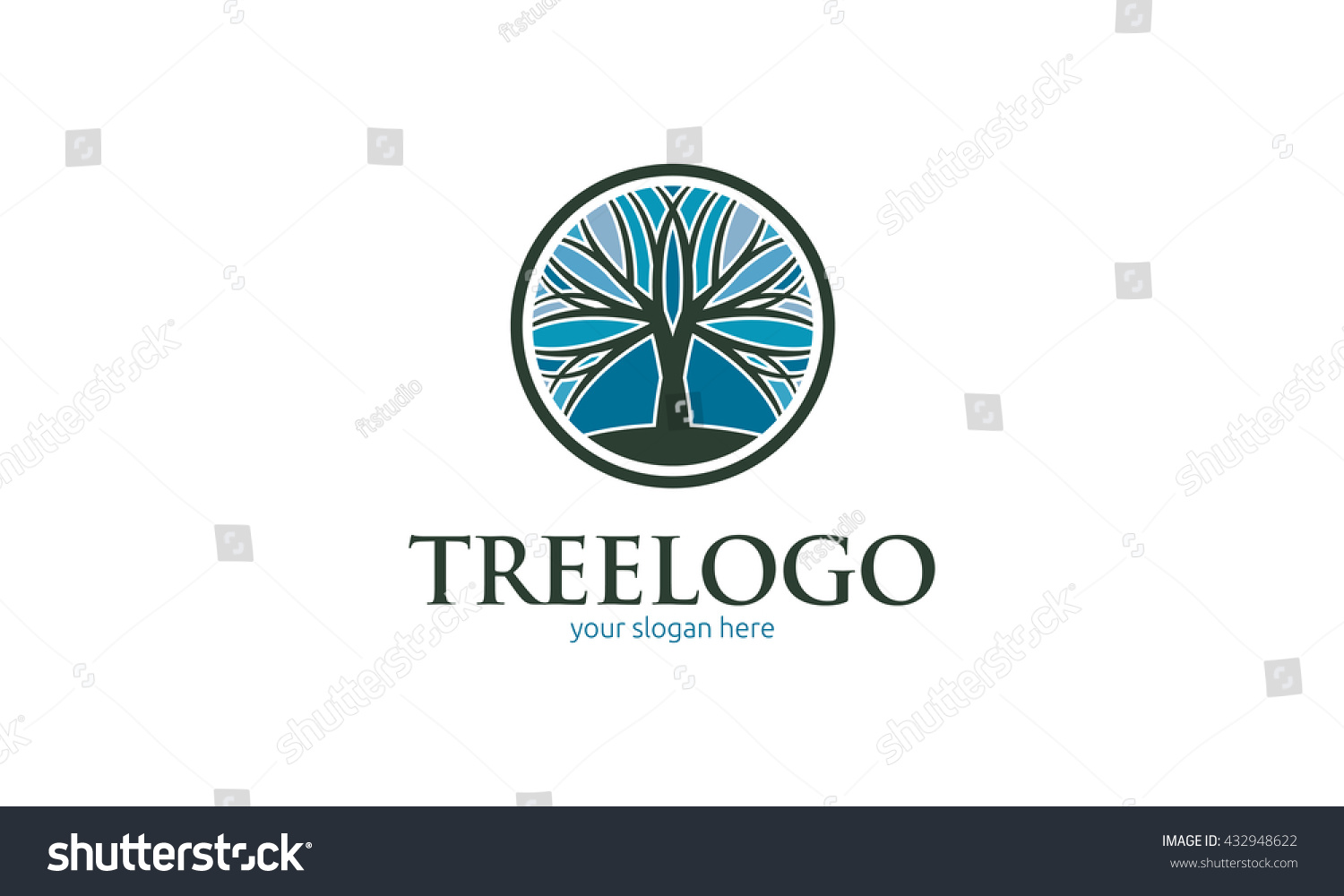 Trees Logo Stock Vector 432948622 - Shutterstock