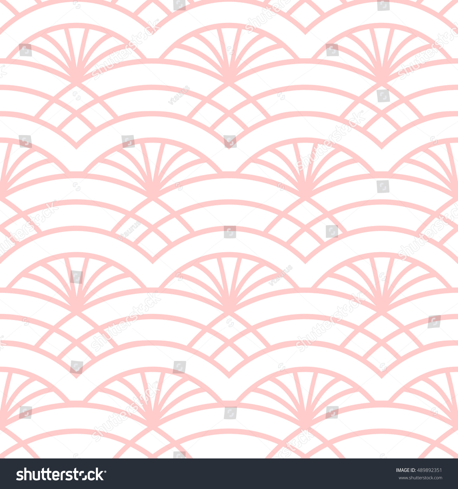 stock vector trellis seamless pattern oriental colorful print in white and pink great for cover design fabric 489892351