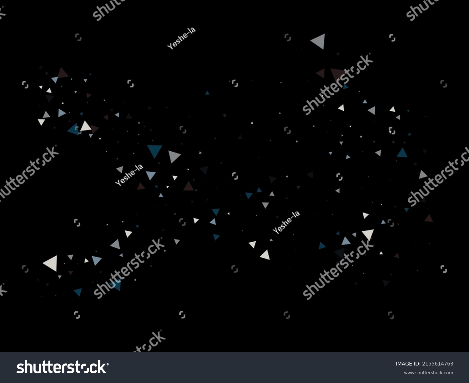 Triangle Explosion Confetti Exploded Star Design Stock Vector (Royalty ...
