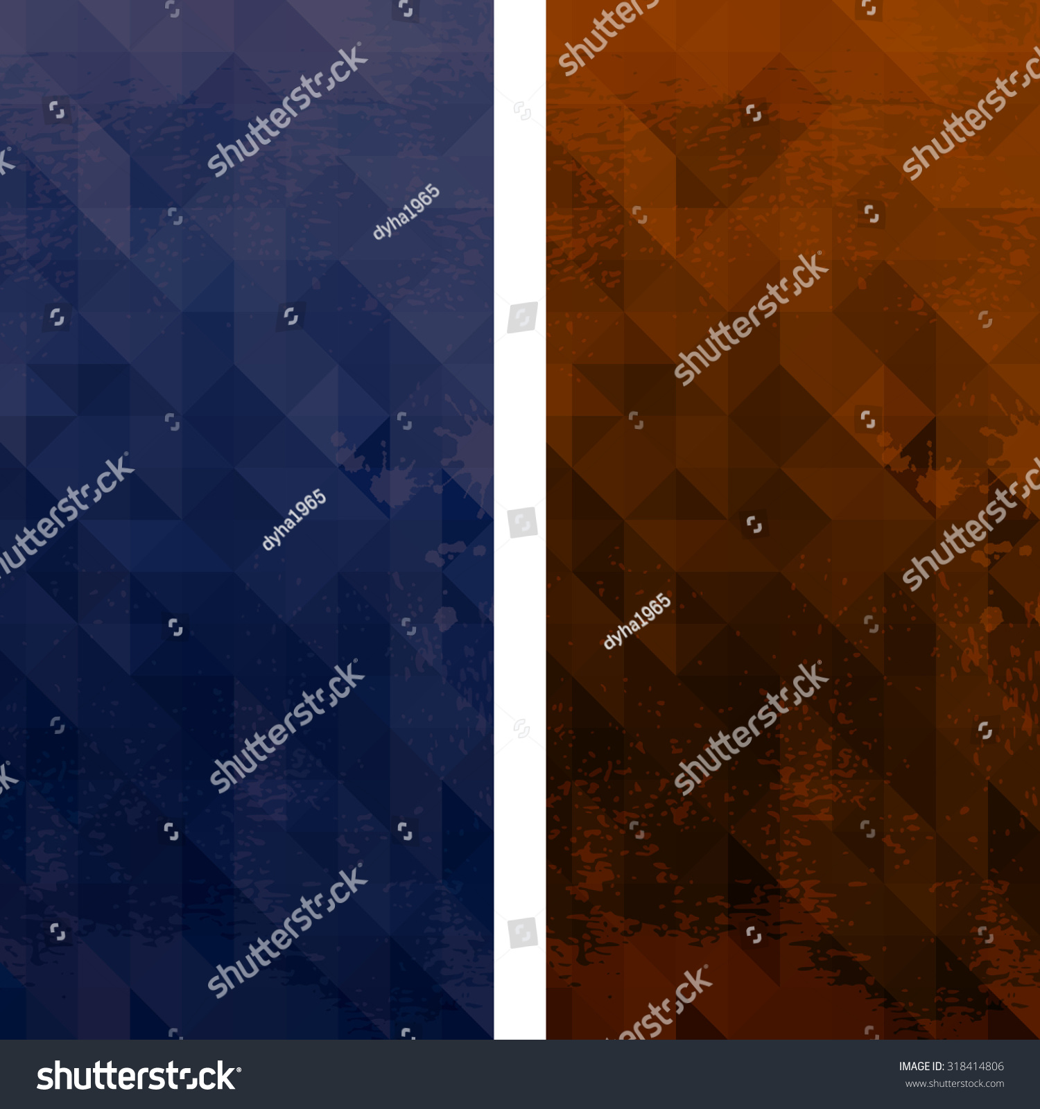 Triangle Grunge Background Vector Illustration Stock Vector (Royalty