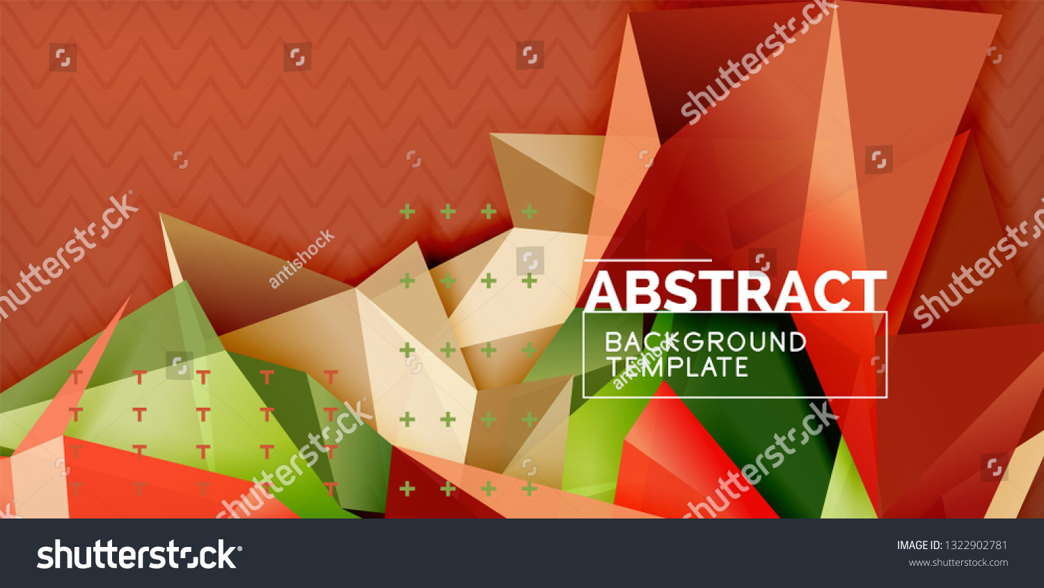 Triangular Low Poly Background Design Vector Stock Vector (Royalty Free ...
