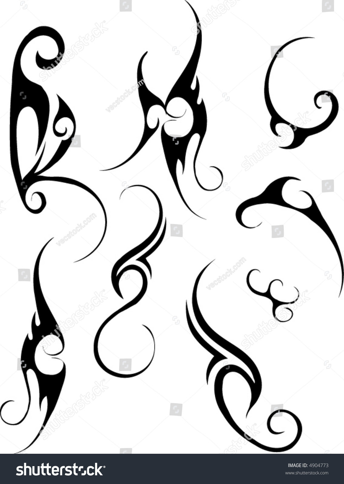 Tribal Designs Stock Vector 4904773 - Shutterstock