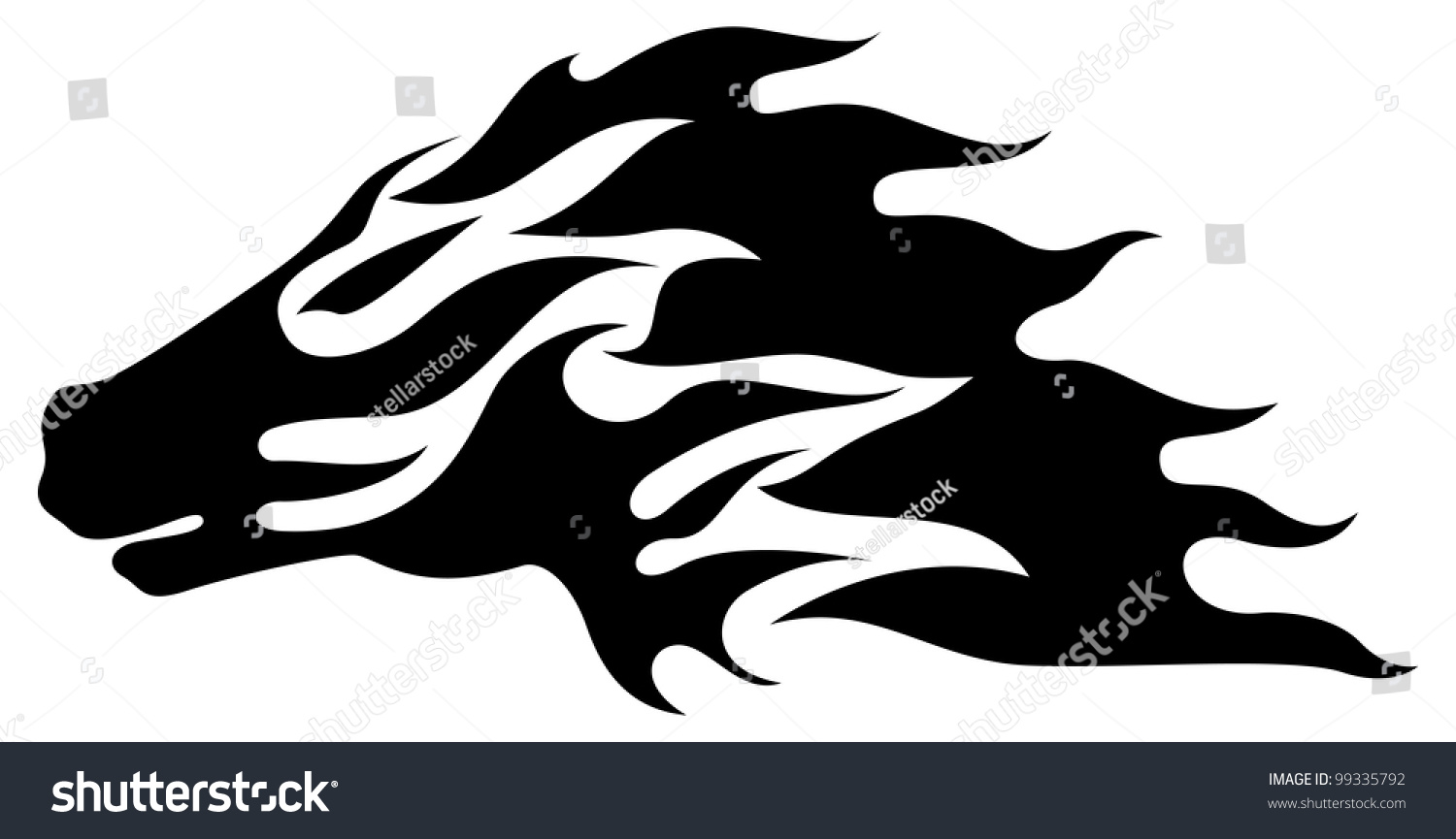 tribal horse tattoo stock vector 99335792 shutterstock tribal horse tattoo stock vector 99335792 shutterstock