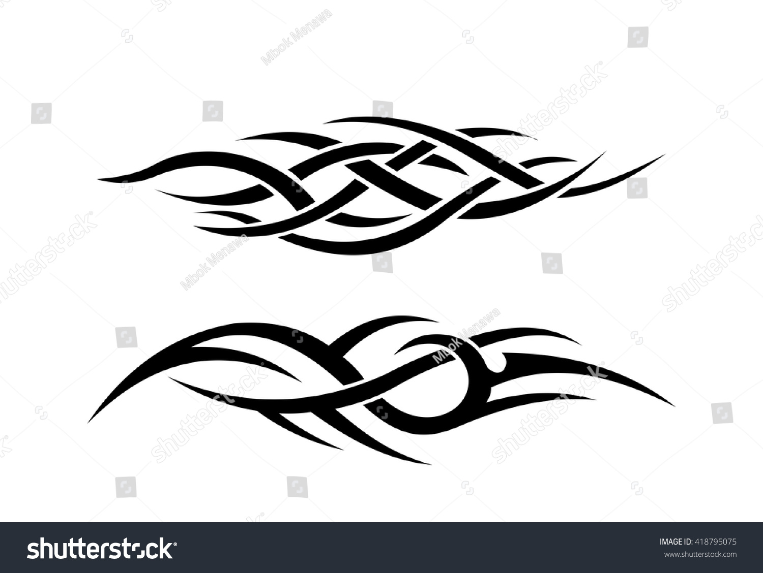 Tribal Pattern Set Stock Vector (Royalty Free) 418795075 | Shutterstock