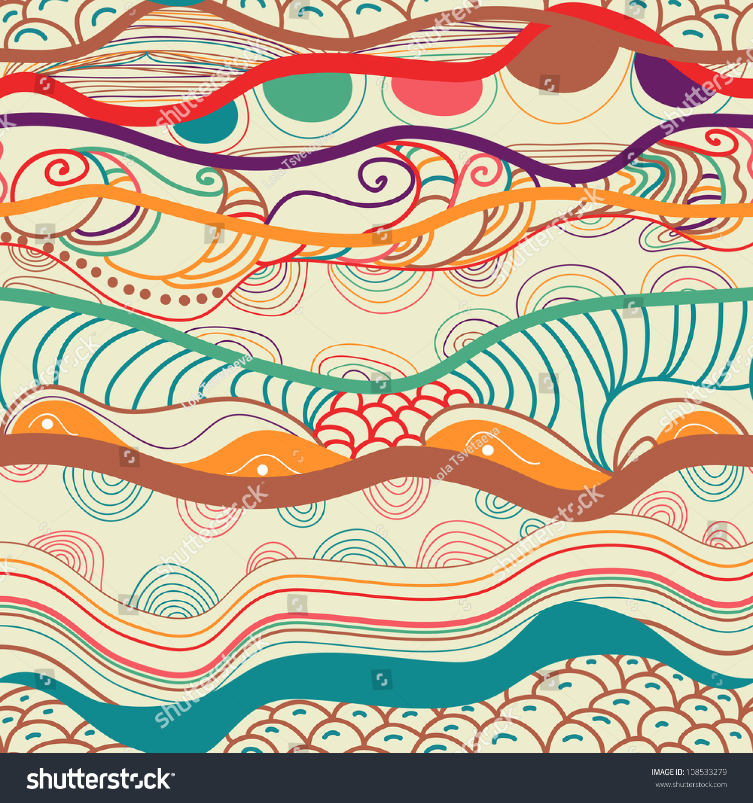 Tribal Vector Pattern - 108533279 : Shutterstock