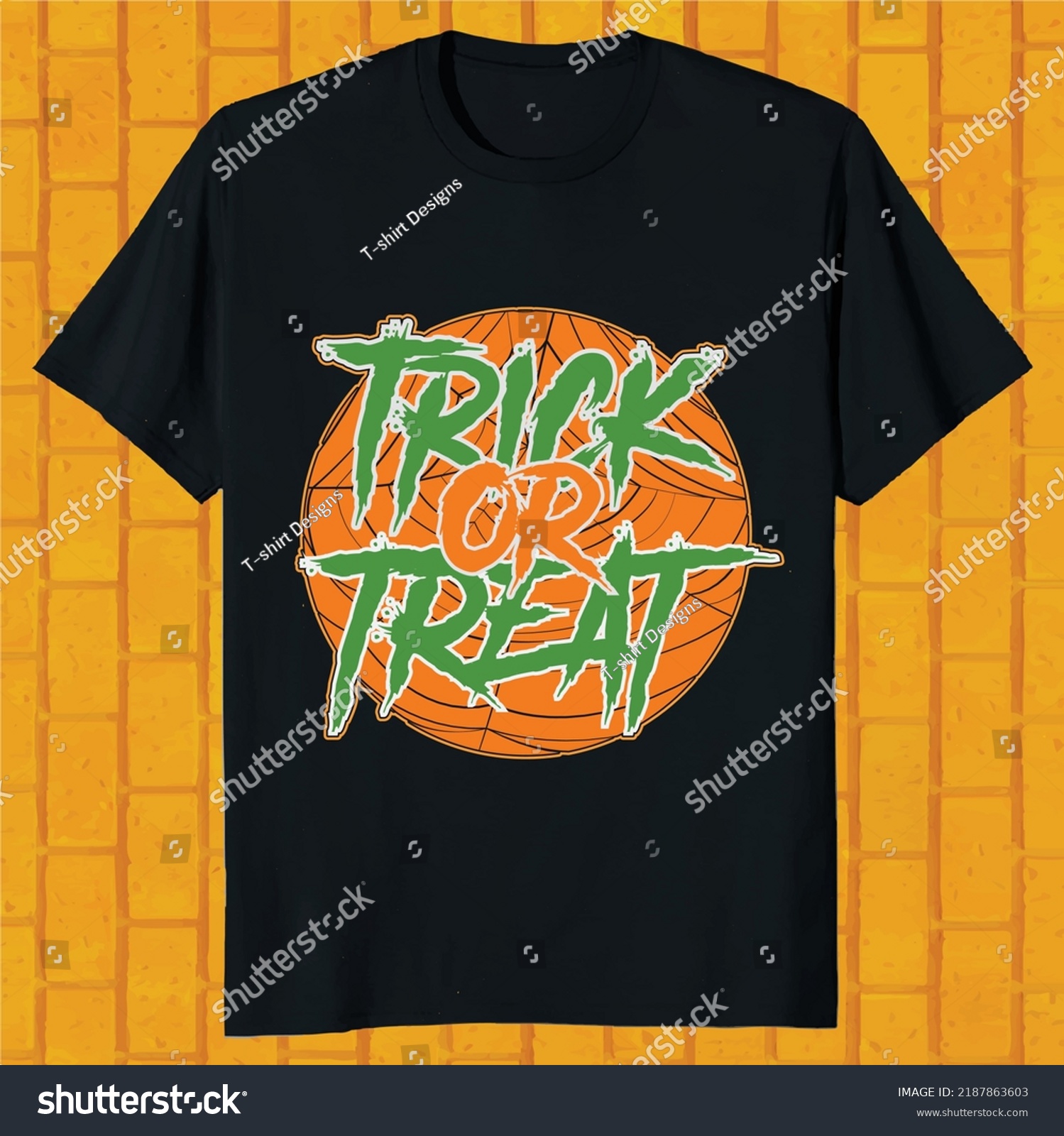 SVG of trick or treat hello ween t-shirt design svg