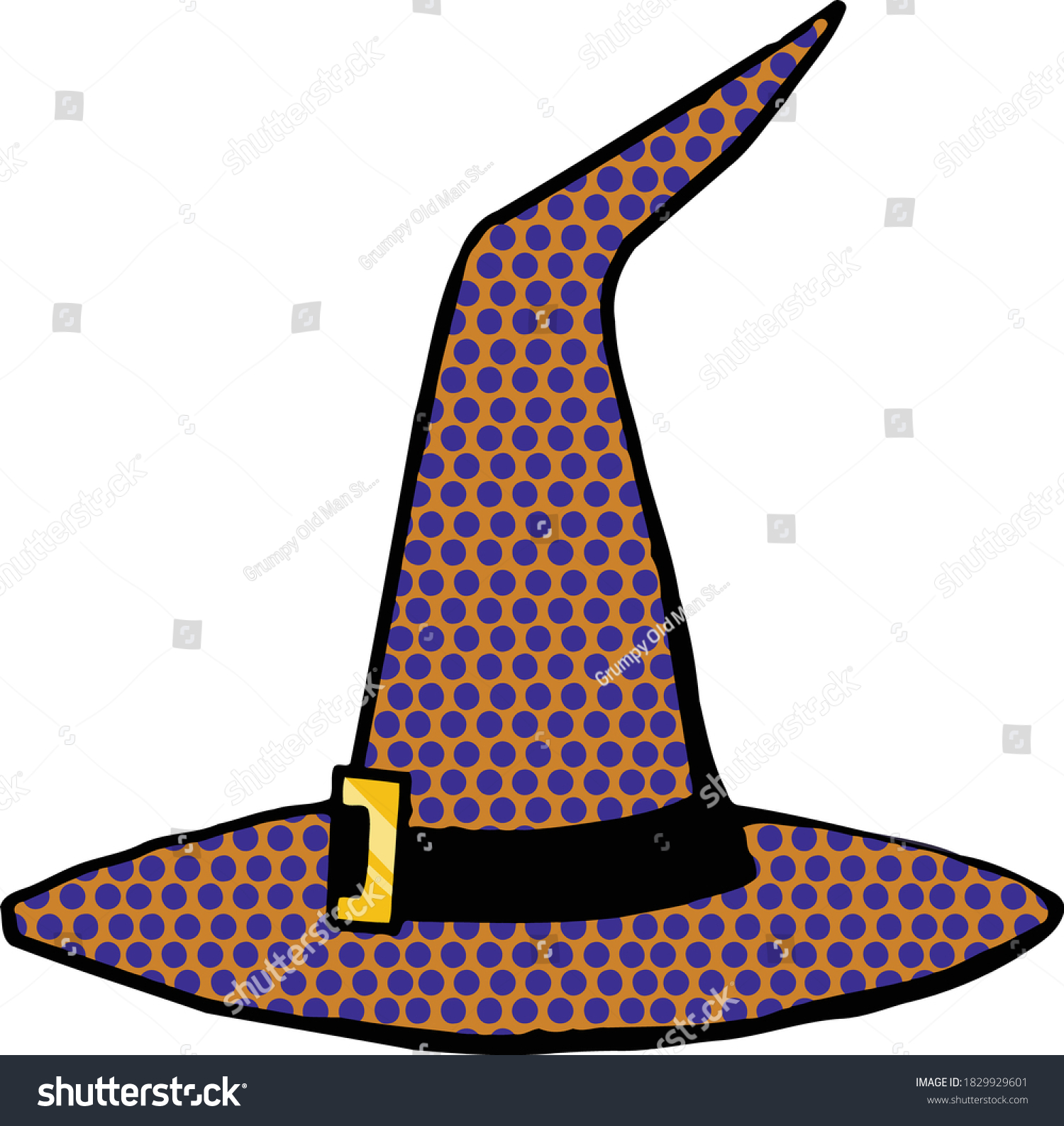 SVG of Trick or treat in style with these different witch's hats.  This clip art pack features a witch's hat in several different fun patterns including buffalo plaid and argyle patterns. svg