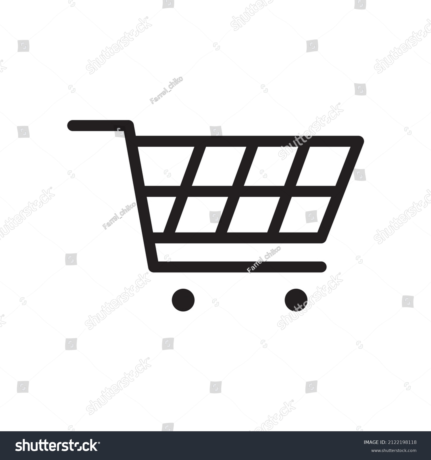 Trolley Icon Template Trolley Icon Vector Stock Vector (Royalty Free ...