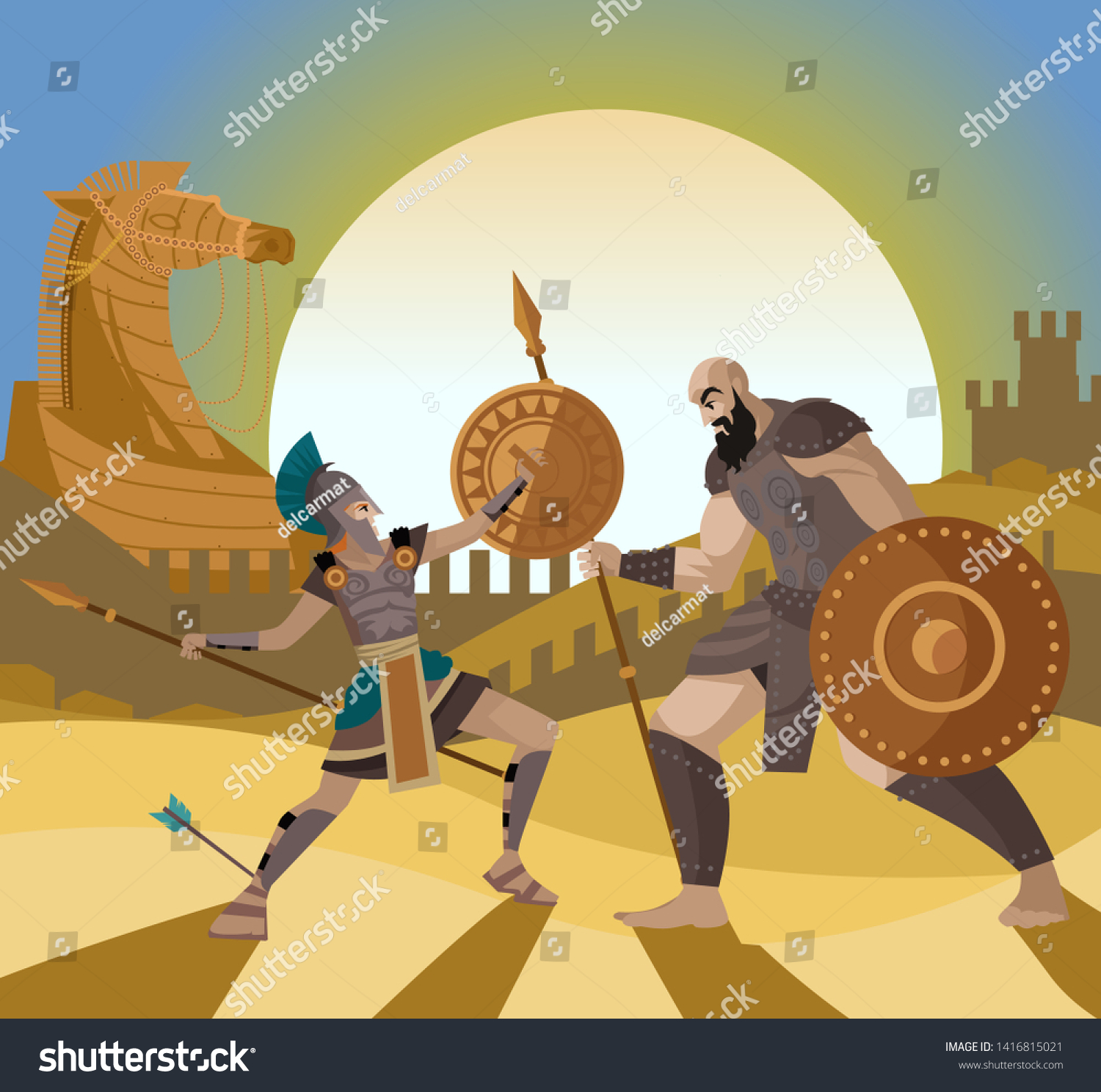 341 Clash of the titans Images, Stock Photos & Vectors | Shutterstock
