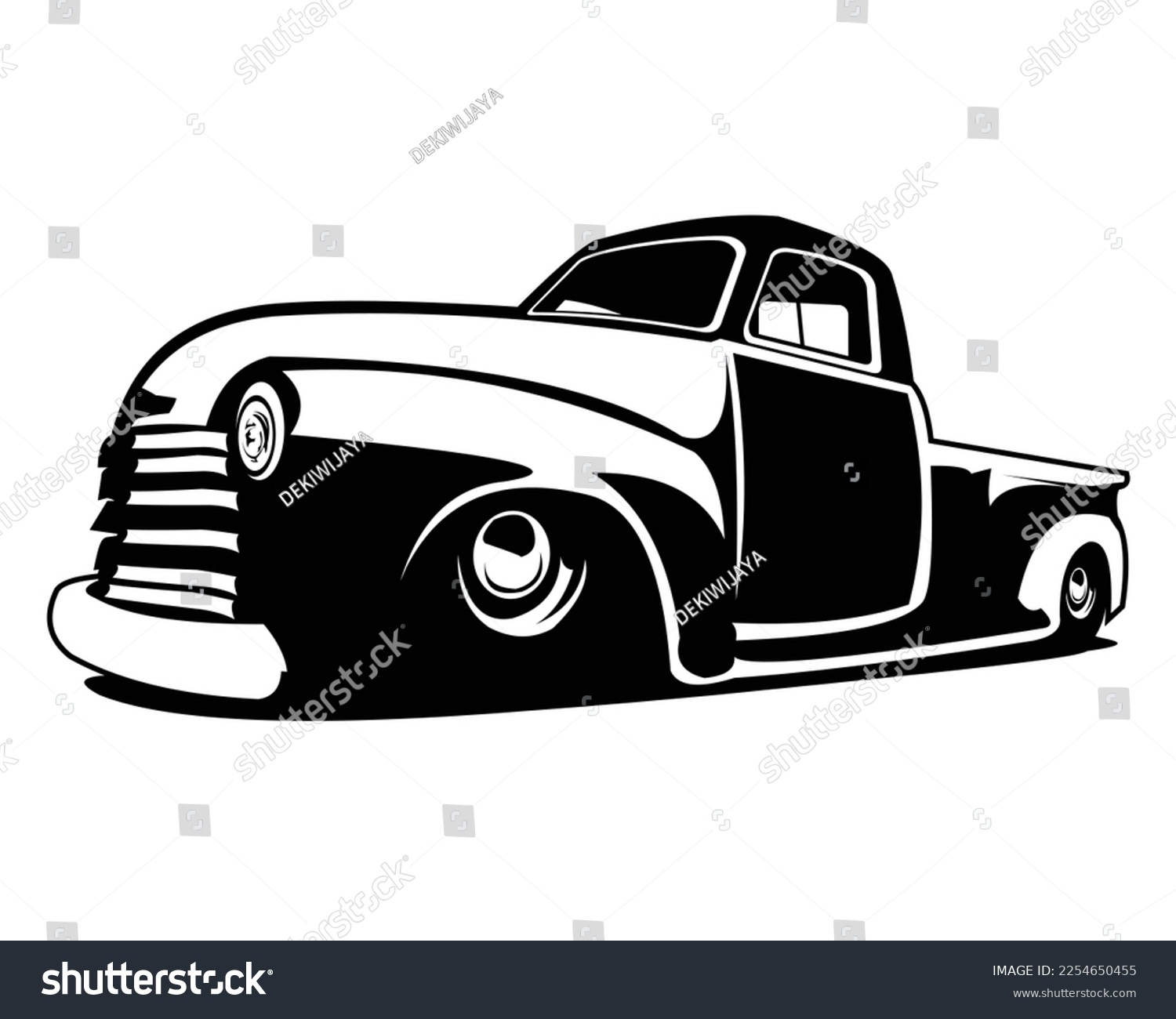 SVG of truck 3100. vector isolated. Best for badge, emblem, icon, sticker design, trucking industry. available eps 10. svg