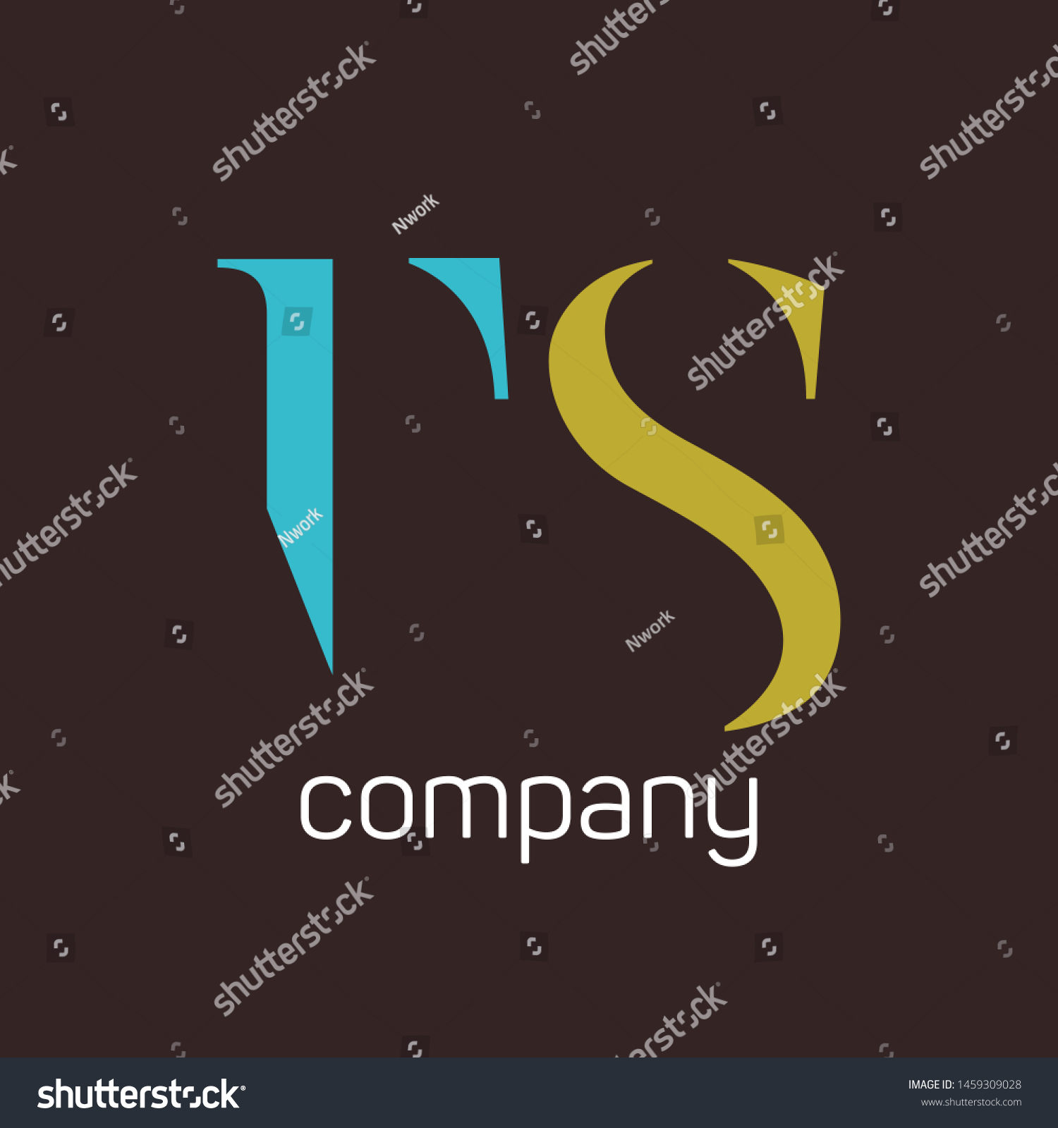 Ts Logo Template Onogram Company Logo Stock Vector (Royalty Free ...