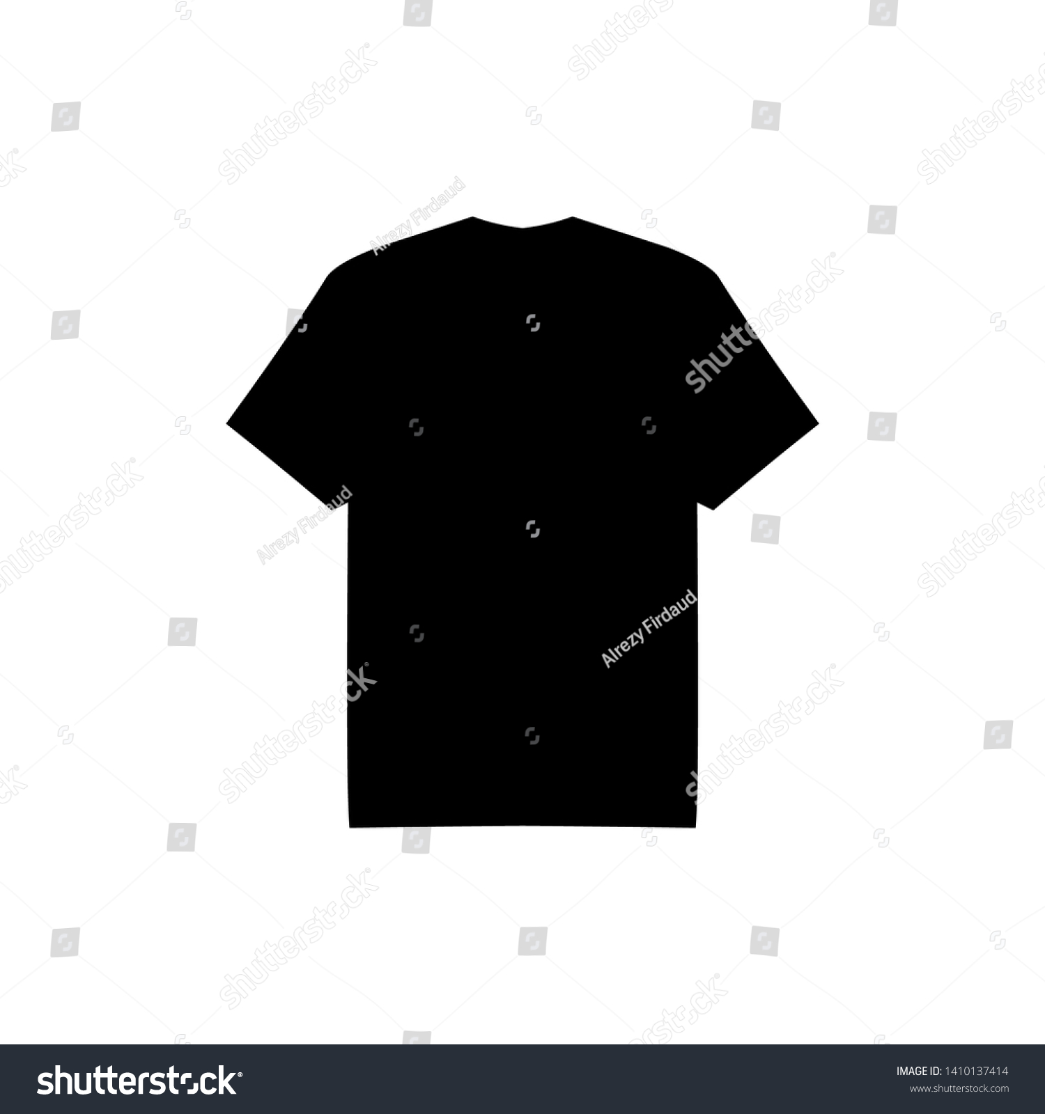 Tshirt Simple Image Logo Icon Stock Vector (Royalty Free) 1410137414 ...