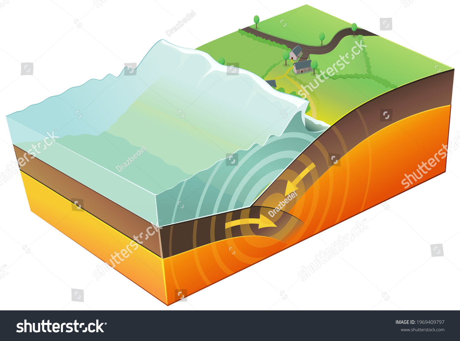 Tsunami graphic Images, Stock Photos & Vectors | Shutterstock