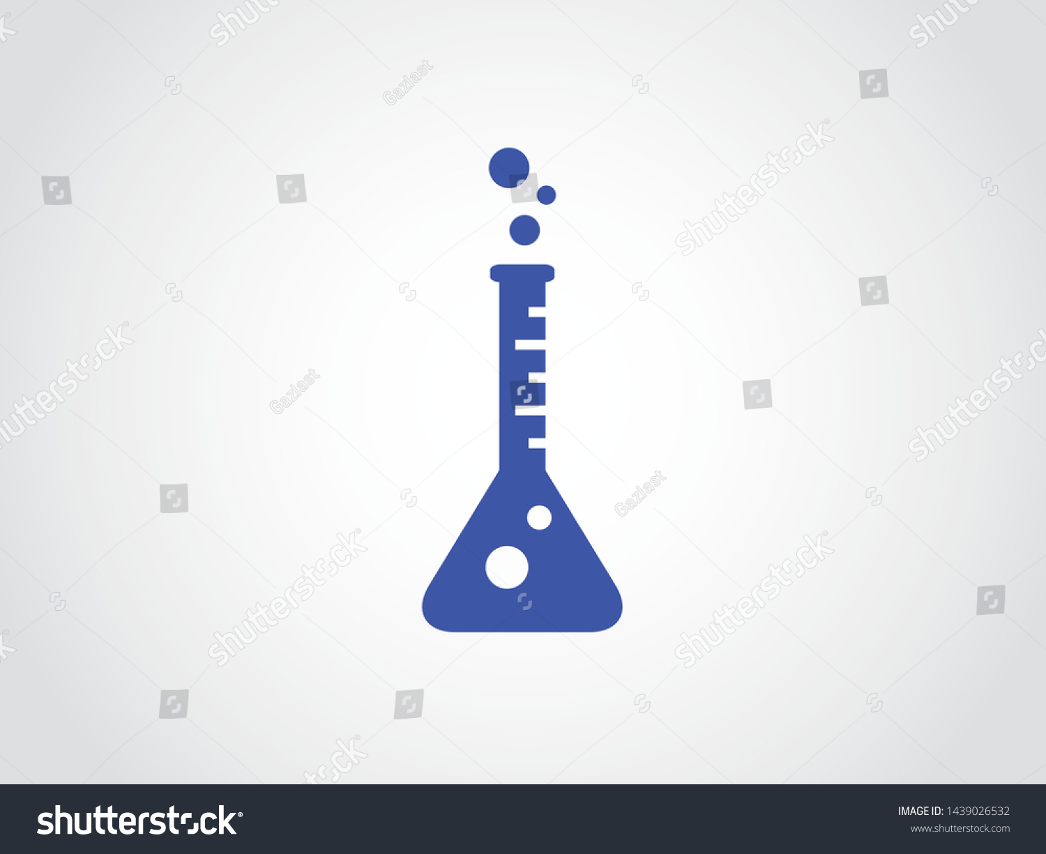 Tube Reaction Glassware Chemistry Boiling Formula Stock Vector (Royalty ...