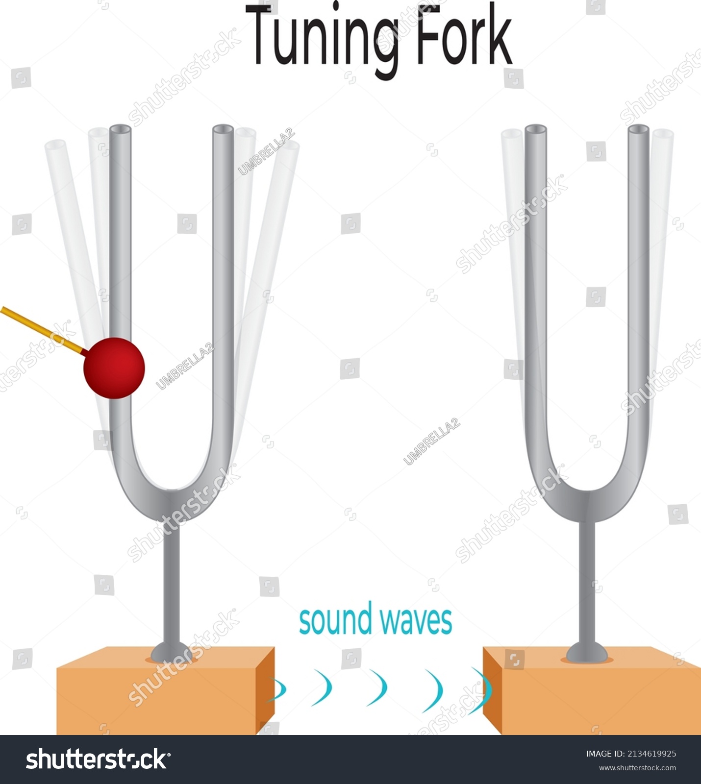 sound waves experiment tuning fork