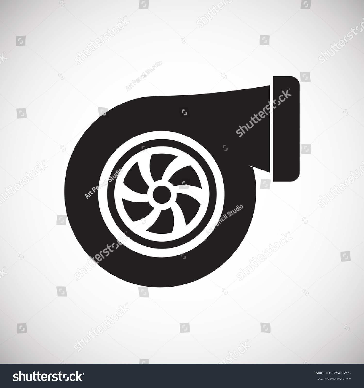 Turbine Icon Stock Vector 528466837 - Shutterstock