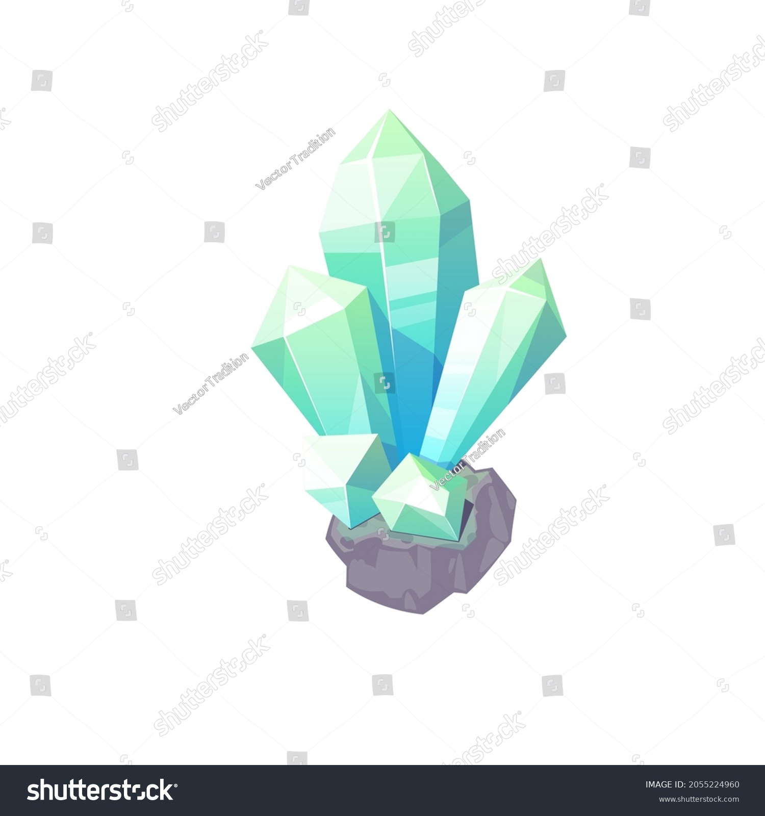 SVG of Turquoise gemstone isolated blue shiny precious stone geology mineral. Vector expensive gem, natural mineral expensive tourmaline semi precious emerald. Blue sapphire, gemology romantic topaz svg