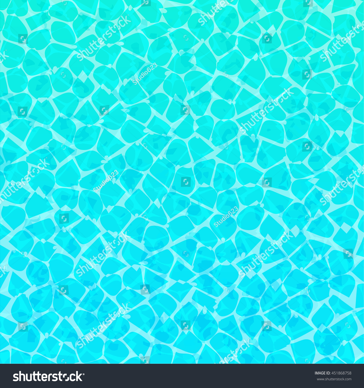 Turquoise Rippled Water Texture Background Vector Stock Vector (Royalty ...