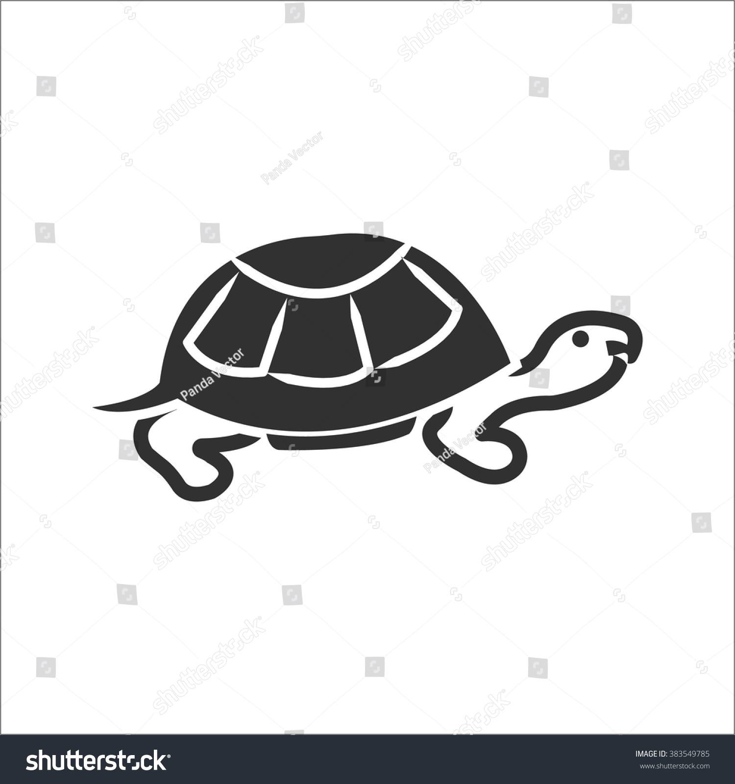 Turtle Icon. Stock Vector Illustration 383549785 : Shutterstock