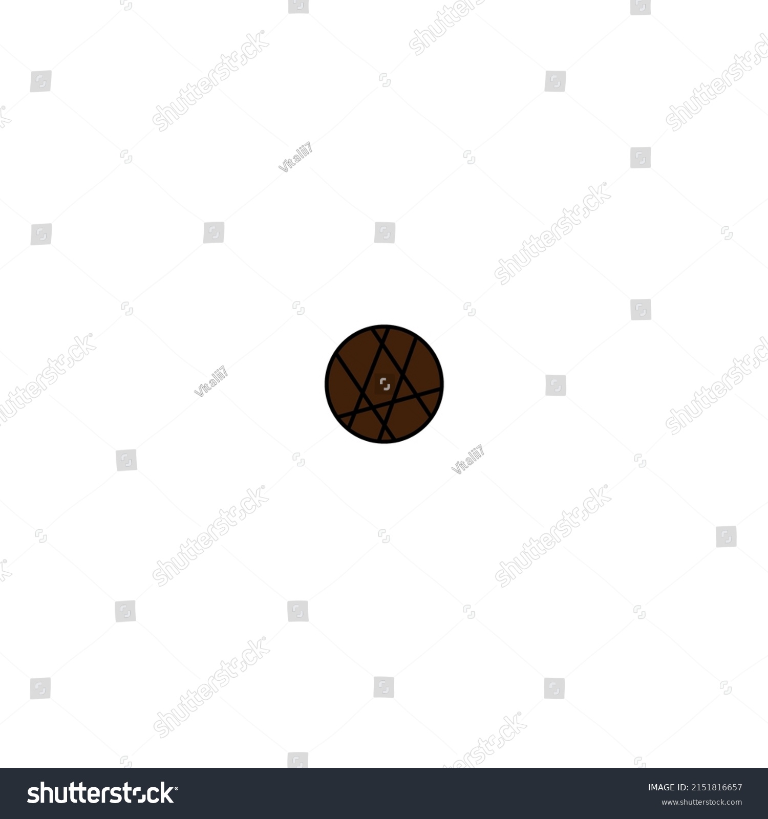 Turtle Shell Isolated On White Background Stock Vector (Royalty Free ...