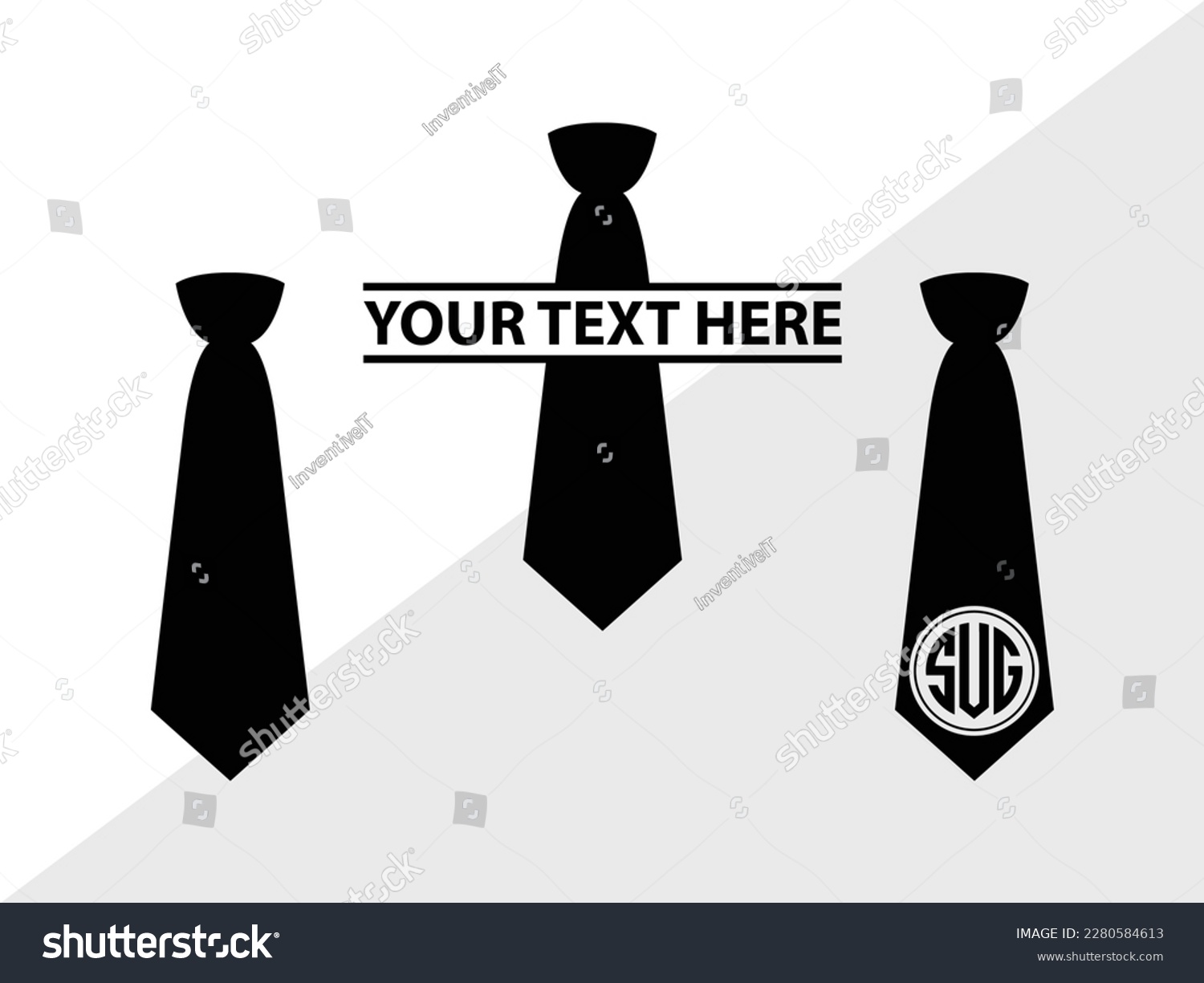 SVG of Tuxedo Monogram Vector Illustration Silhouette svg