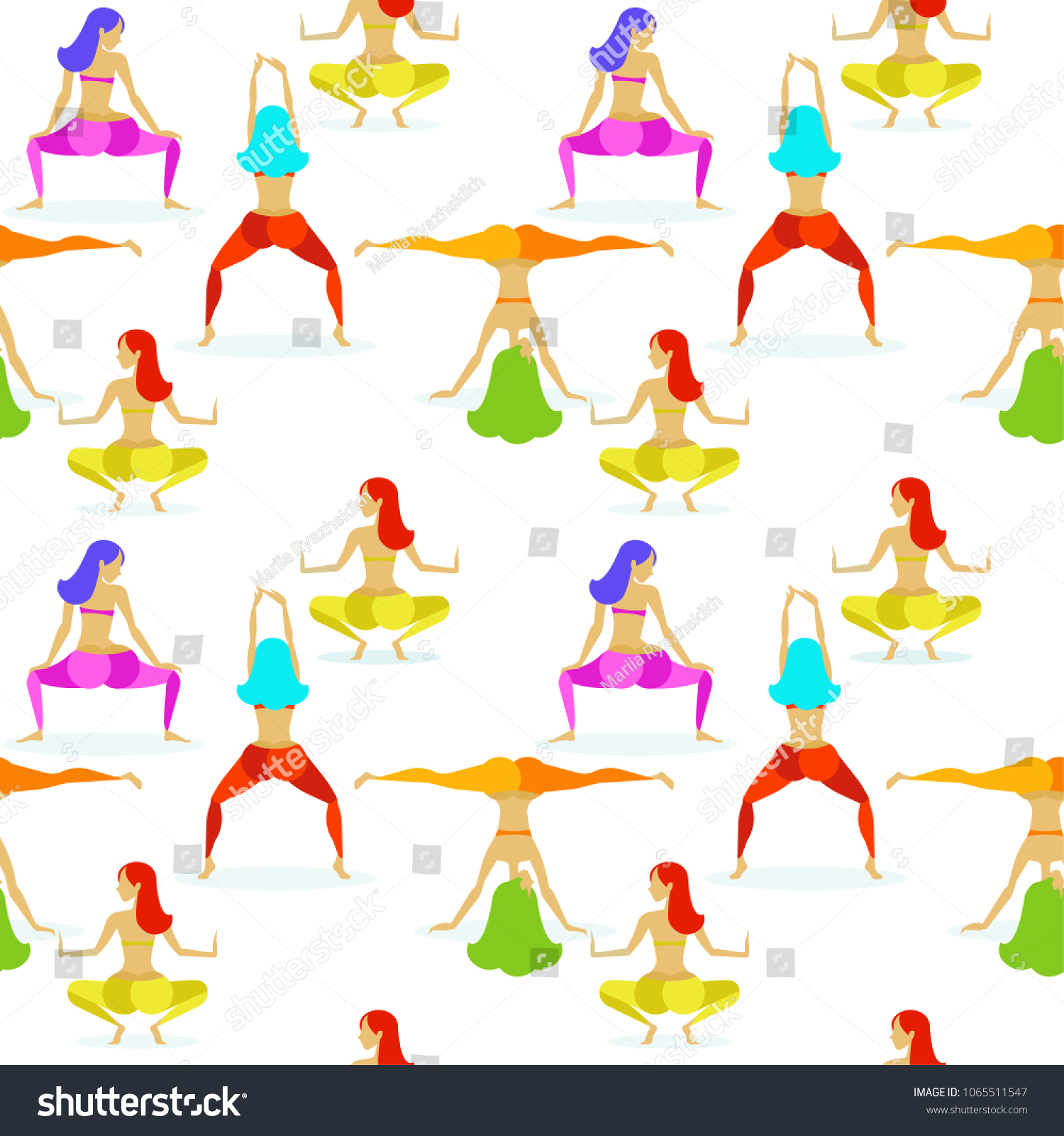 Twerk Dancer Girl Vector Illustration Stock Vector Royalty Free 