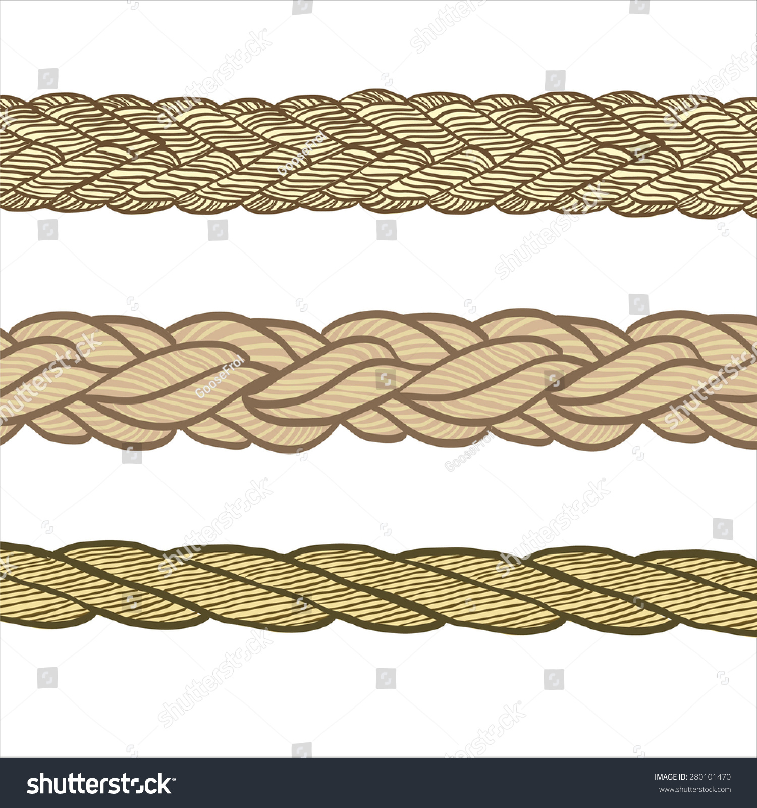 Twine Rope Texture 스톡 벡터(사용료 없음) 280101470 Shutterstock