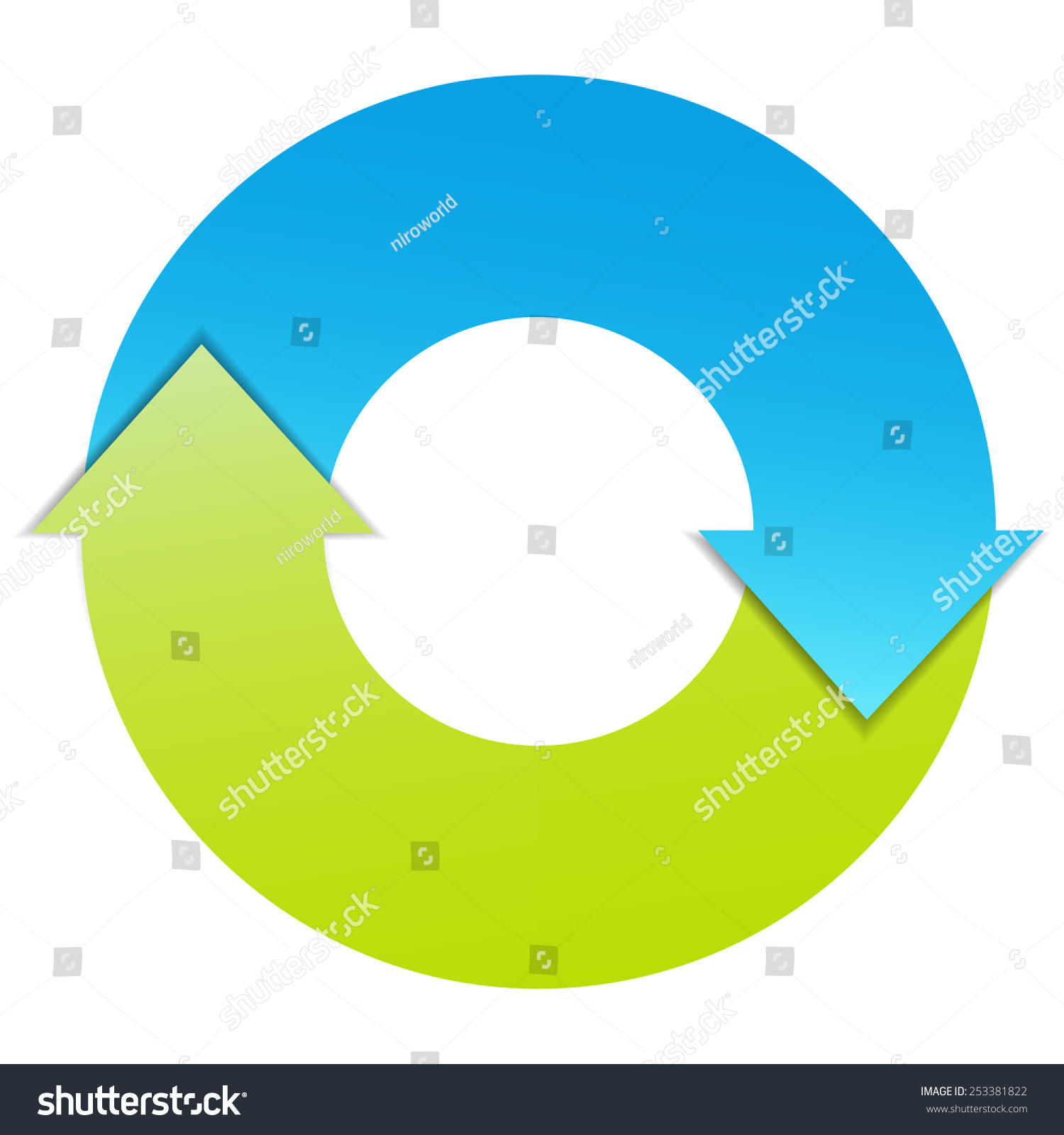 Two Arrows Cycle Business Plan Infographic Stock Vector (Royalty Free ...