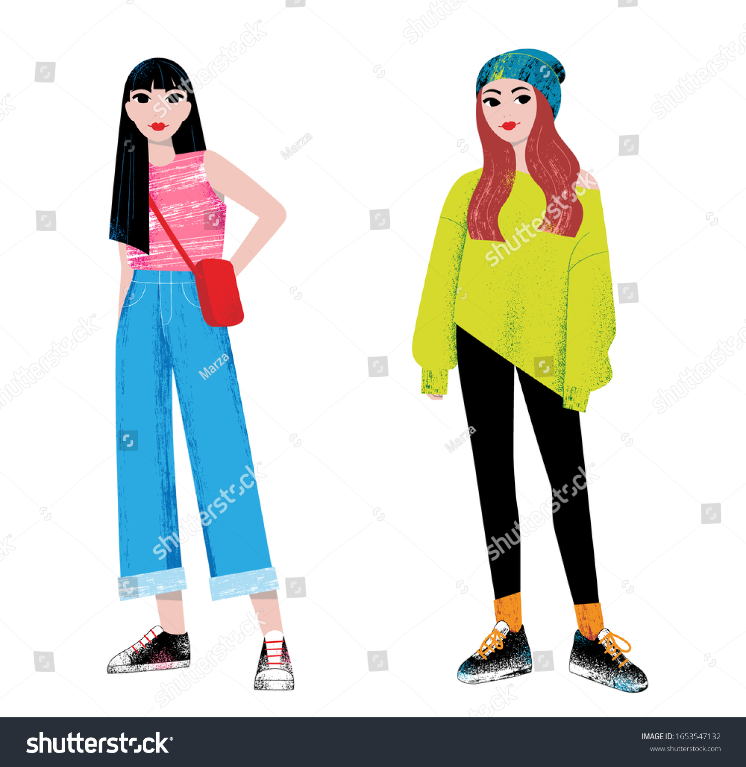 colorful casual outfits