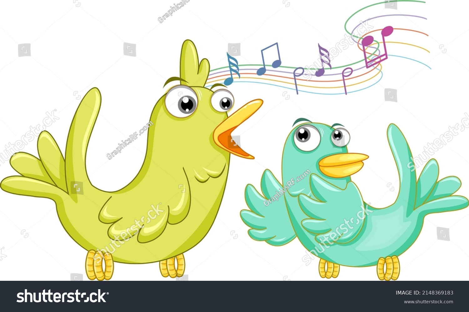 two-birds-singing-song-illustration-stock-vector-royalty-free