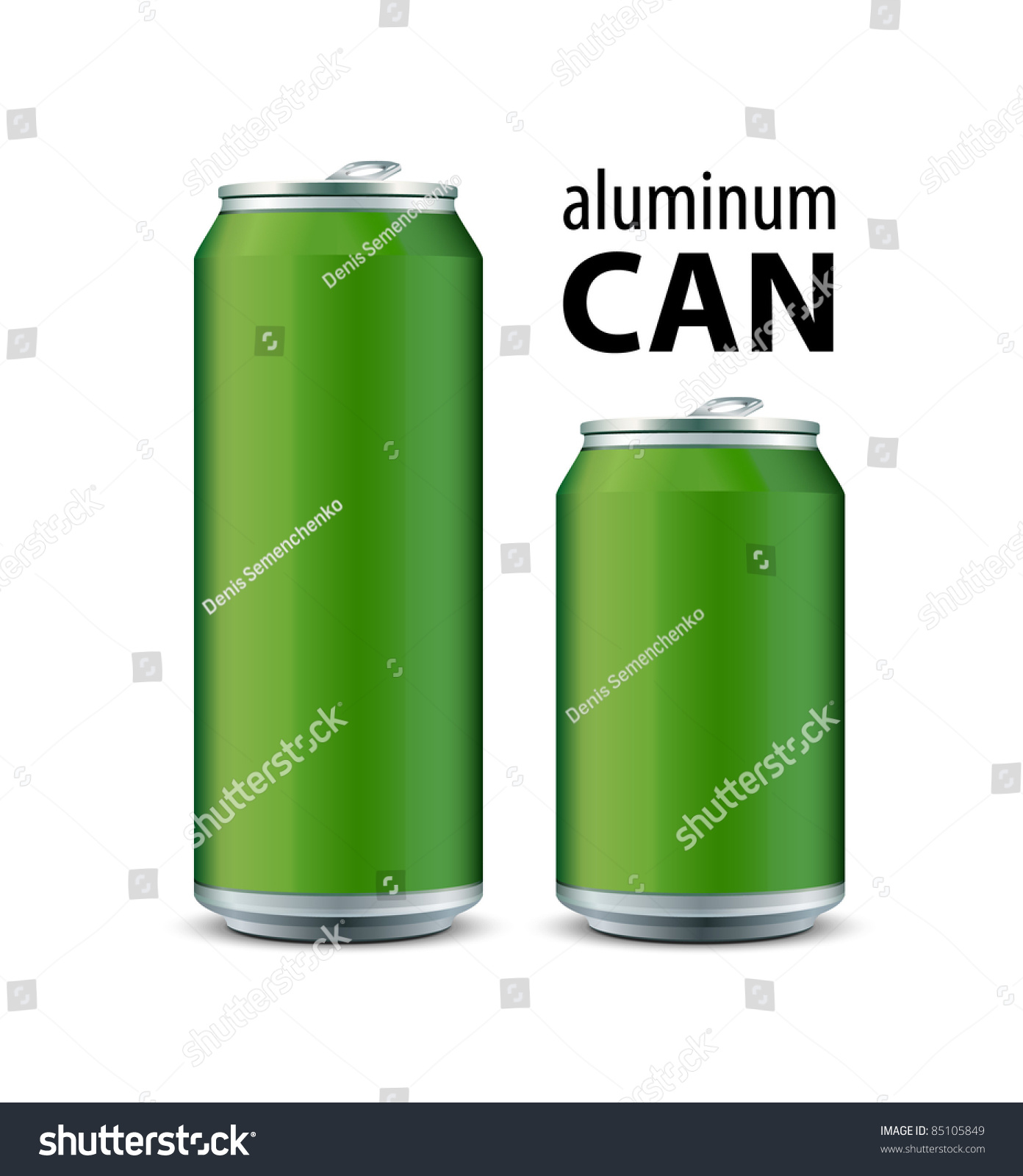 SVG of Two Green Aluminum Can svg