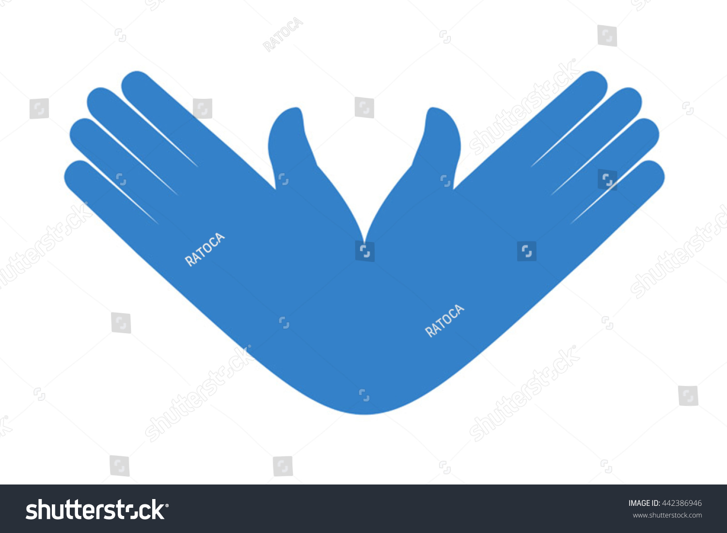 two-hands-symbol-stock-vector-royalty-free-442386946-shutterstock