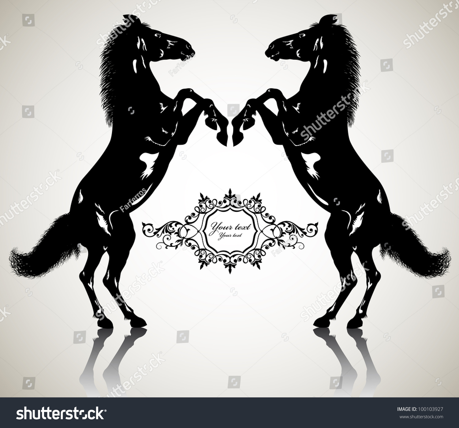 Horse Art Standing On Hind Legs Sketch Horse Standing On Hind Legs Stock Vector (royalty Free) 1153954396