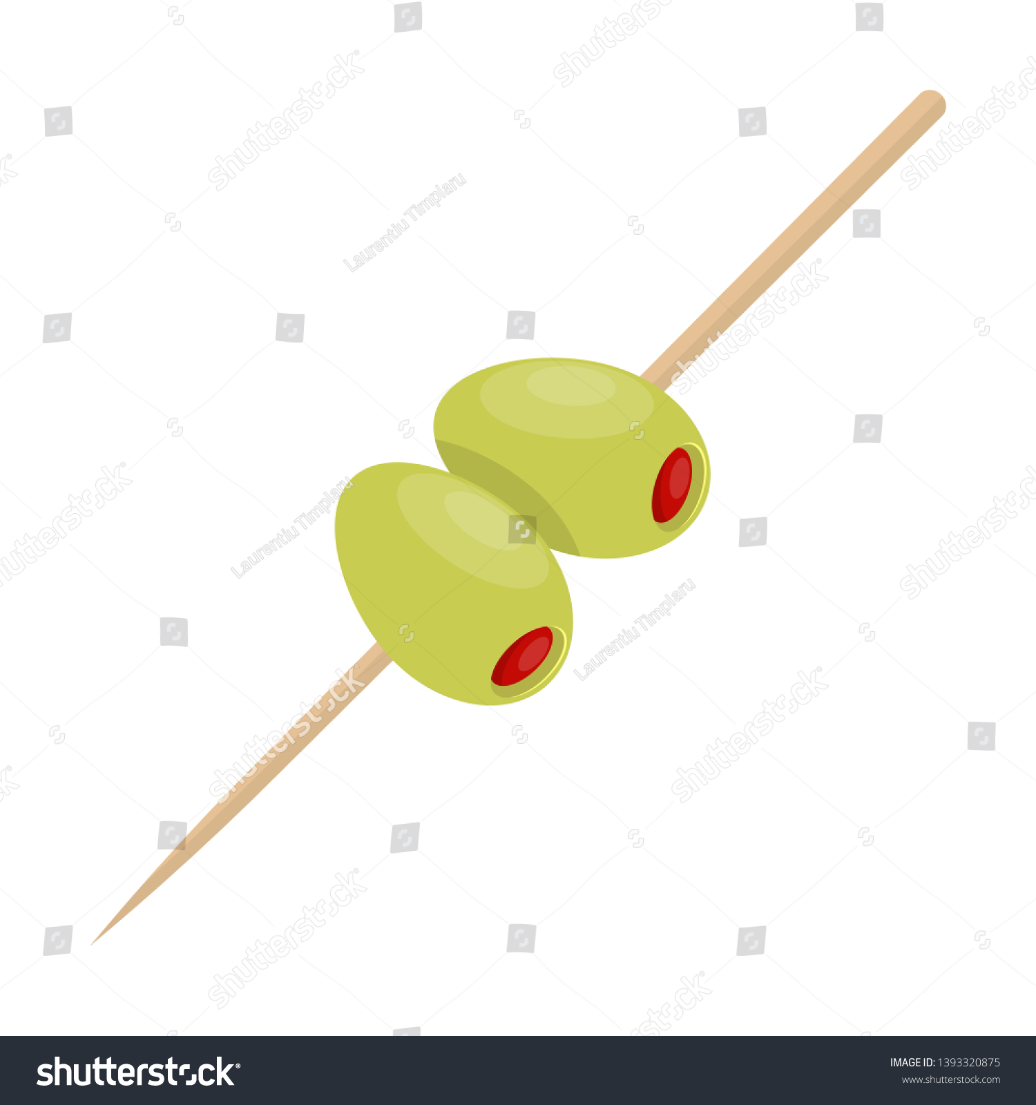 SVG of Two olive with stick vector design illustration isolated on white background svg