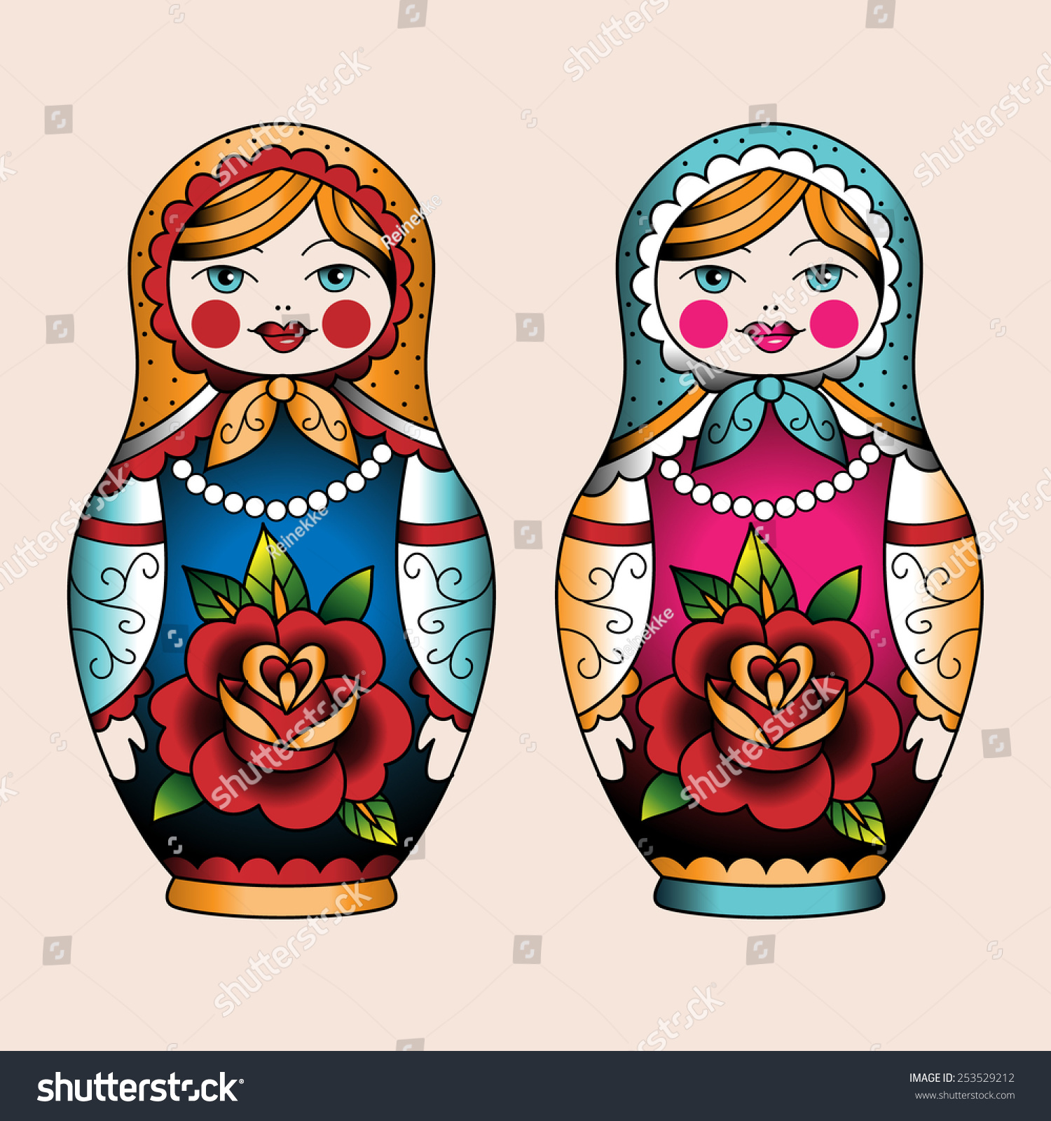 old russian nesting dolls