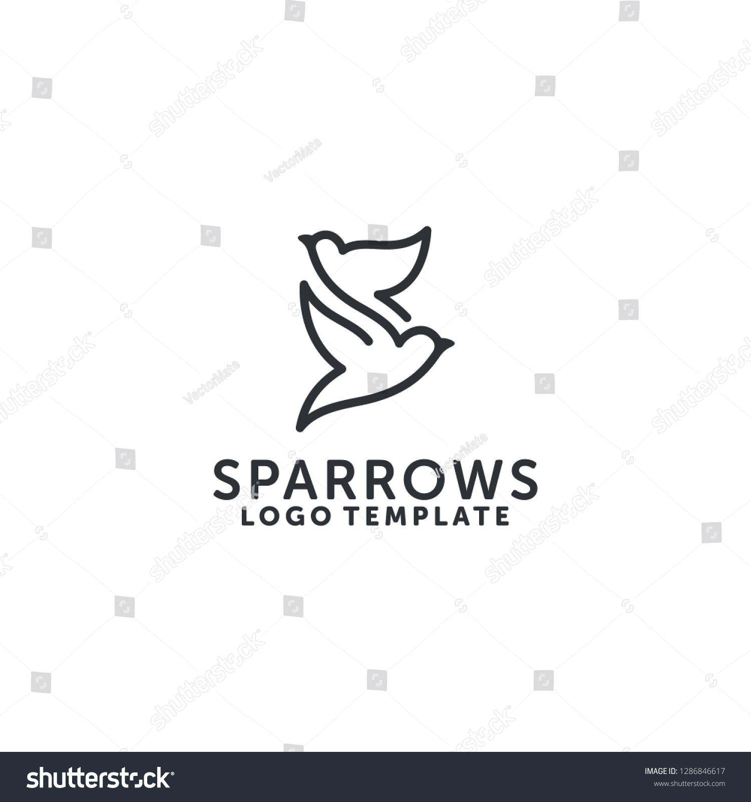 4,781 Two birds logo Images, Stock Photos & Vectors | Shutterstock